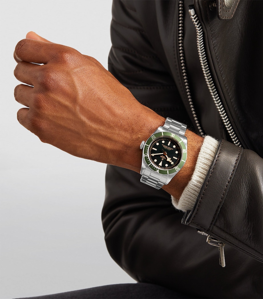 Black Bay Harrods Exclusive Stainless Steel Automatic Watch 41mm - M79230G-0001 GREEN Image 4