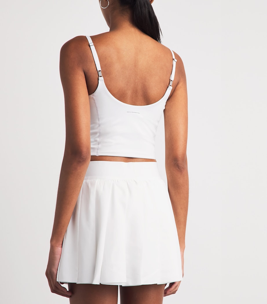 On Womens Studio Sports Bra White Image 5