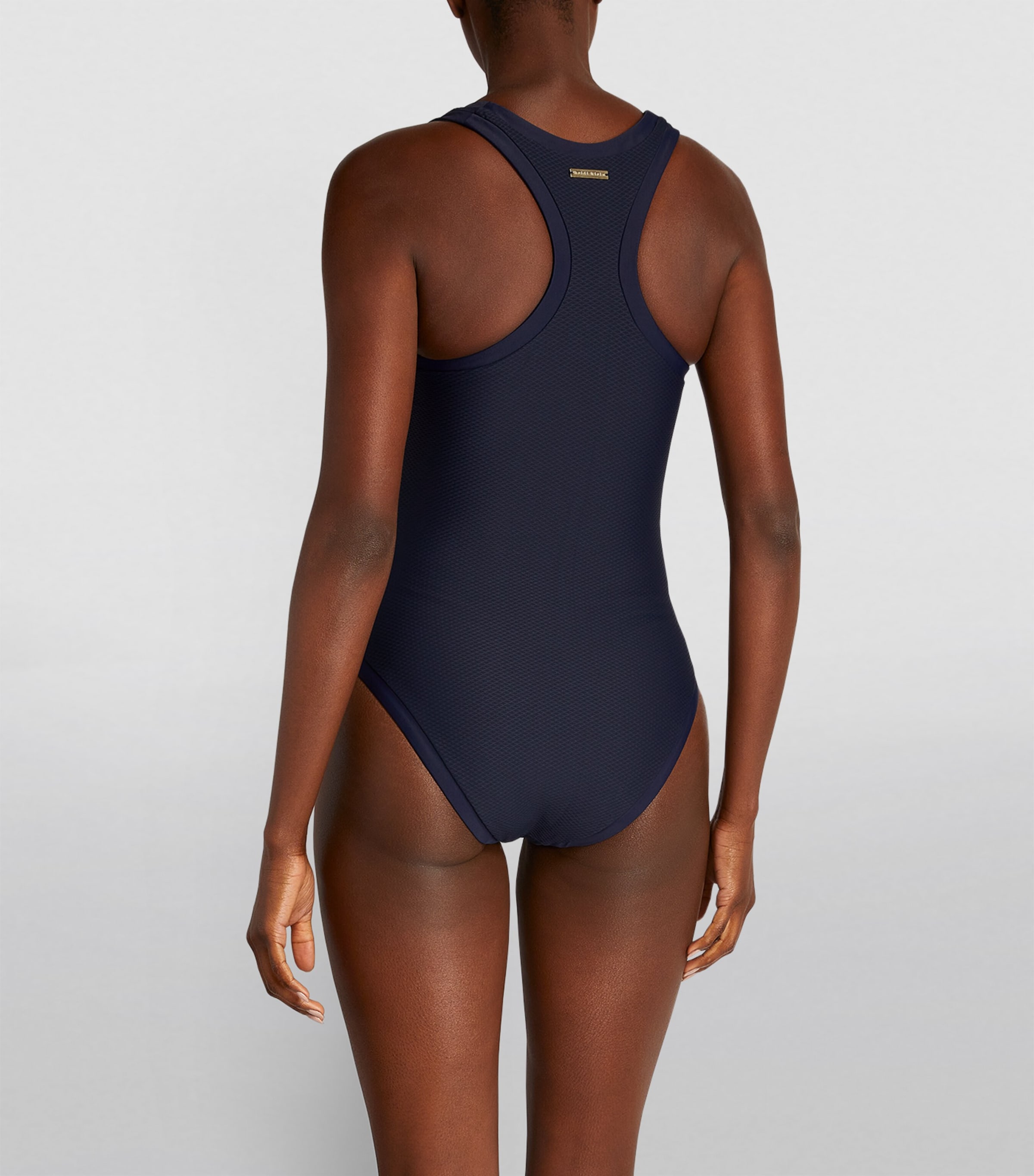Core Racerback One-Piece Swimsuit NAVY Image 3