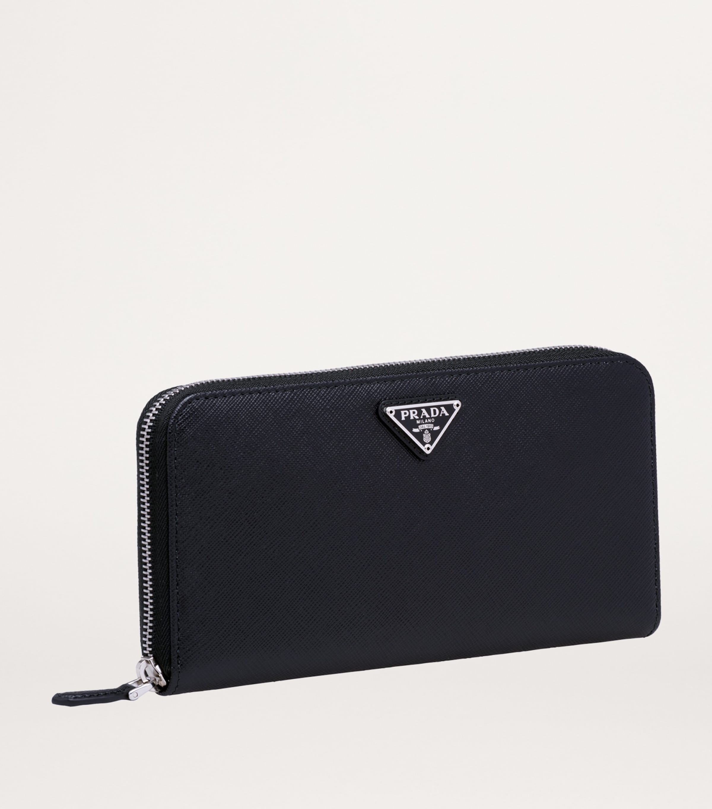 Large Saffiano Leather Zipped Wallet F0632 Image 5