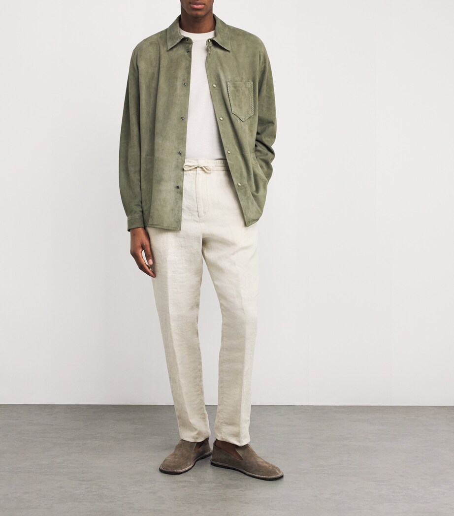 Linen Drawstring Trousers 1 Image 2