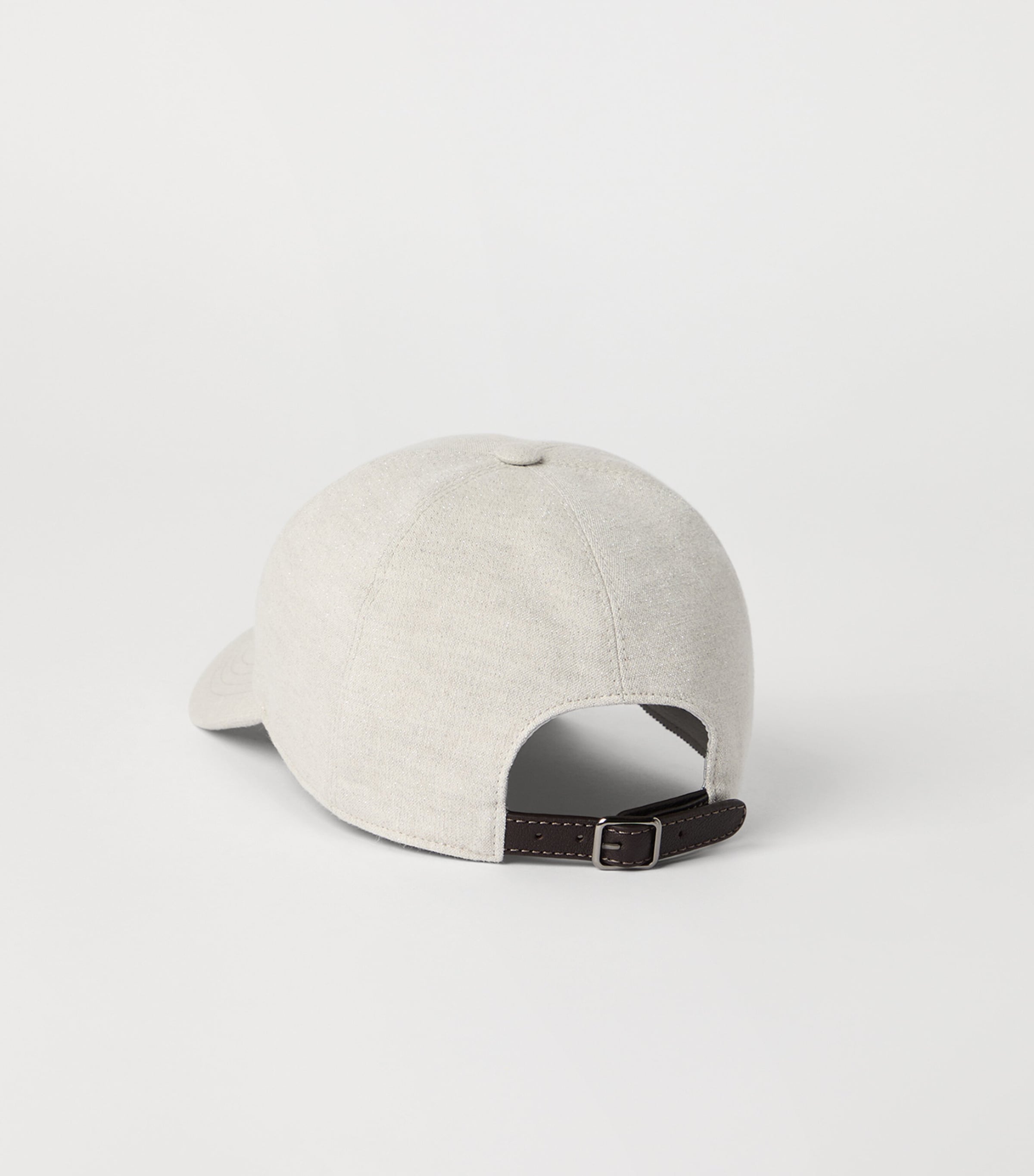ハット BRUNELLO CUCINELLI Linen blend baseball hat with logo Linen blend baseball hat with logo embroidery BRUNELLO