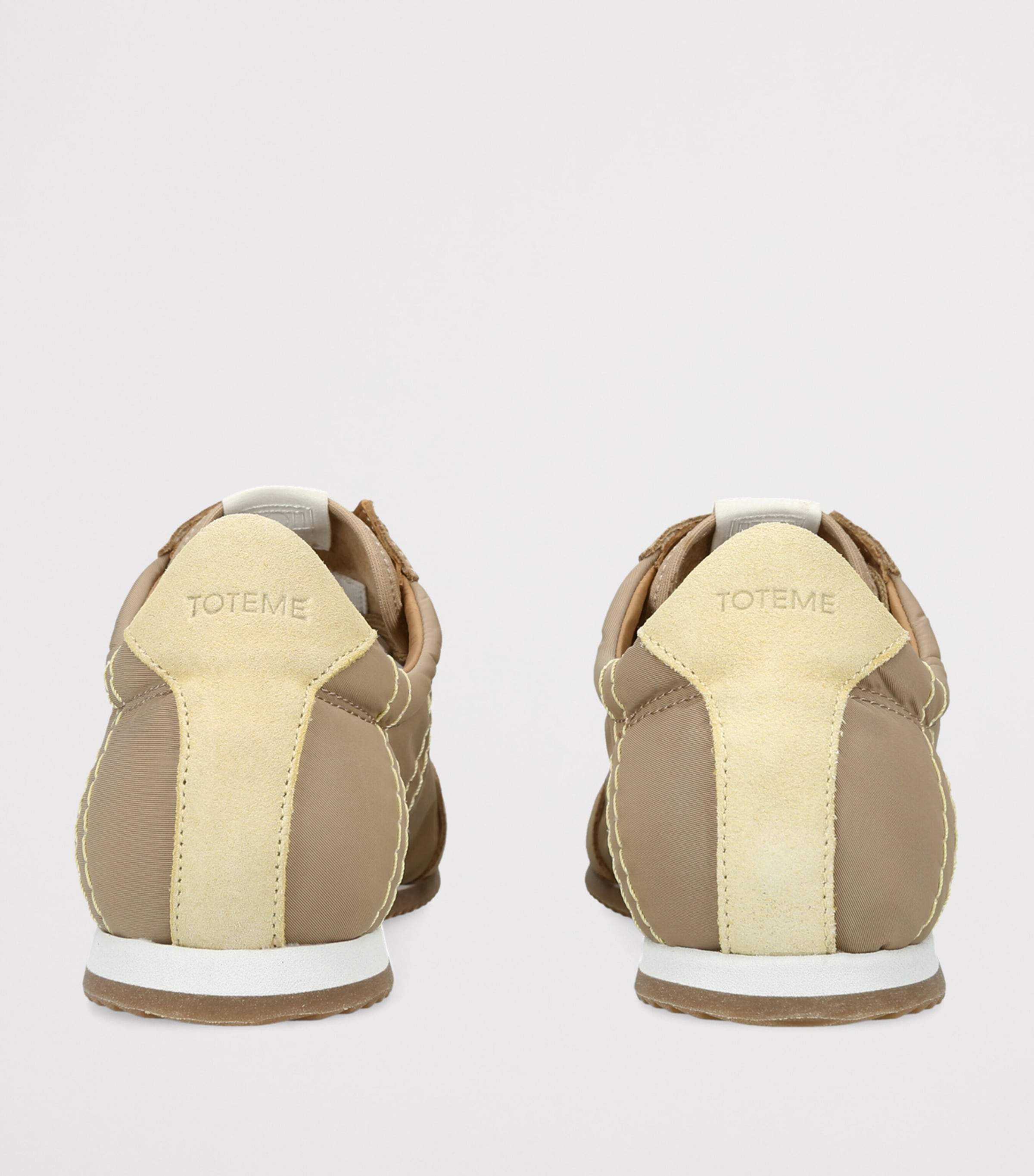 Toteme Suede Flex Sneakers Beige Image 4