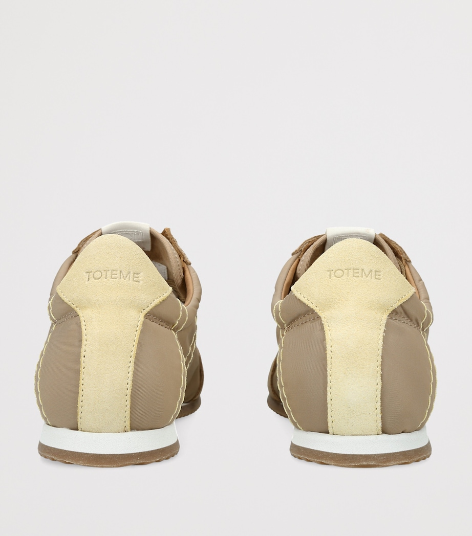 Toteme Suede Flex Sneakers Beige Image 4