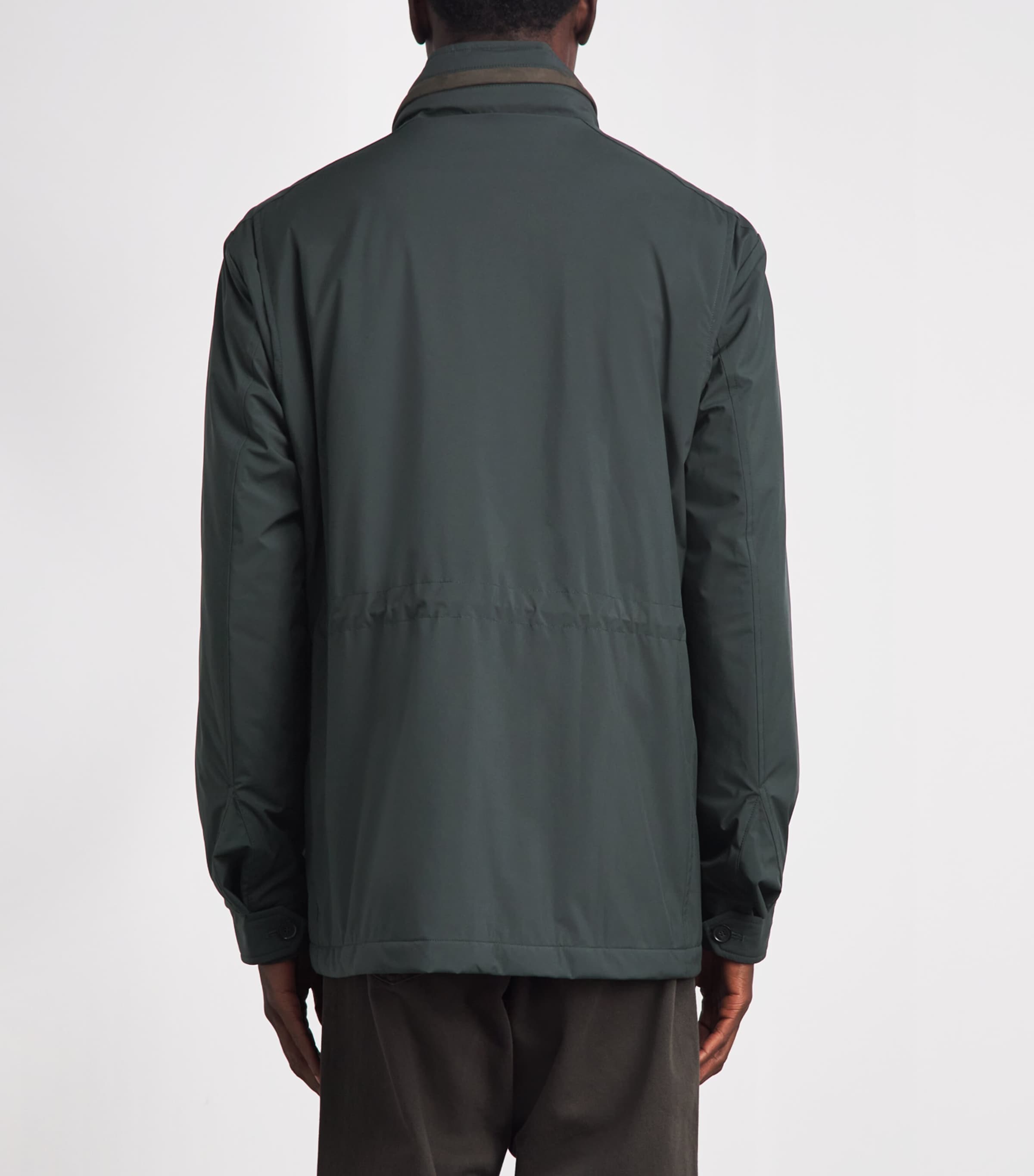 N.Peal Mens Hampton Field Jacket Khaki Image 5