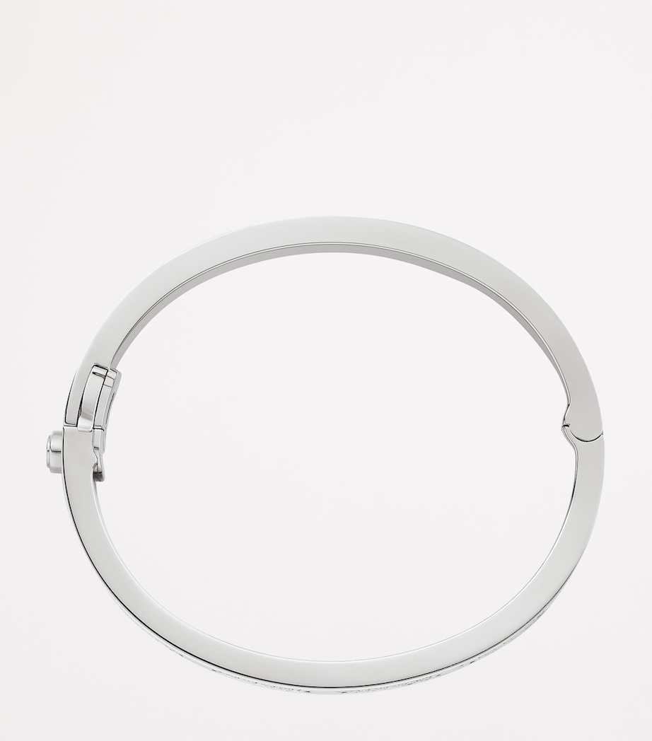 White Gold and Diamond LOVE Bracelet WHITE GOLD Image 3