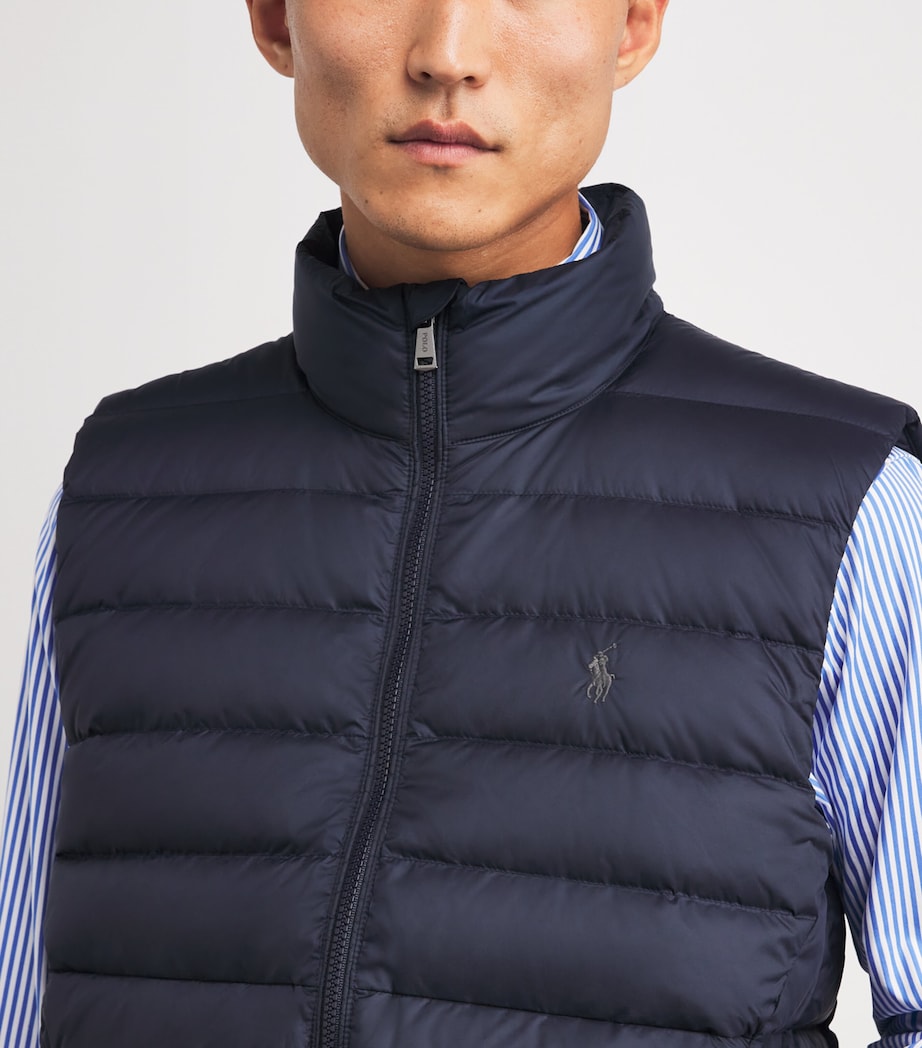 Water-Repellent Down Colden Gilet NAVY Image 6