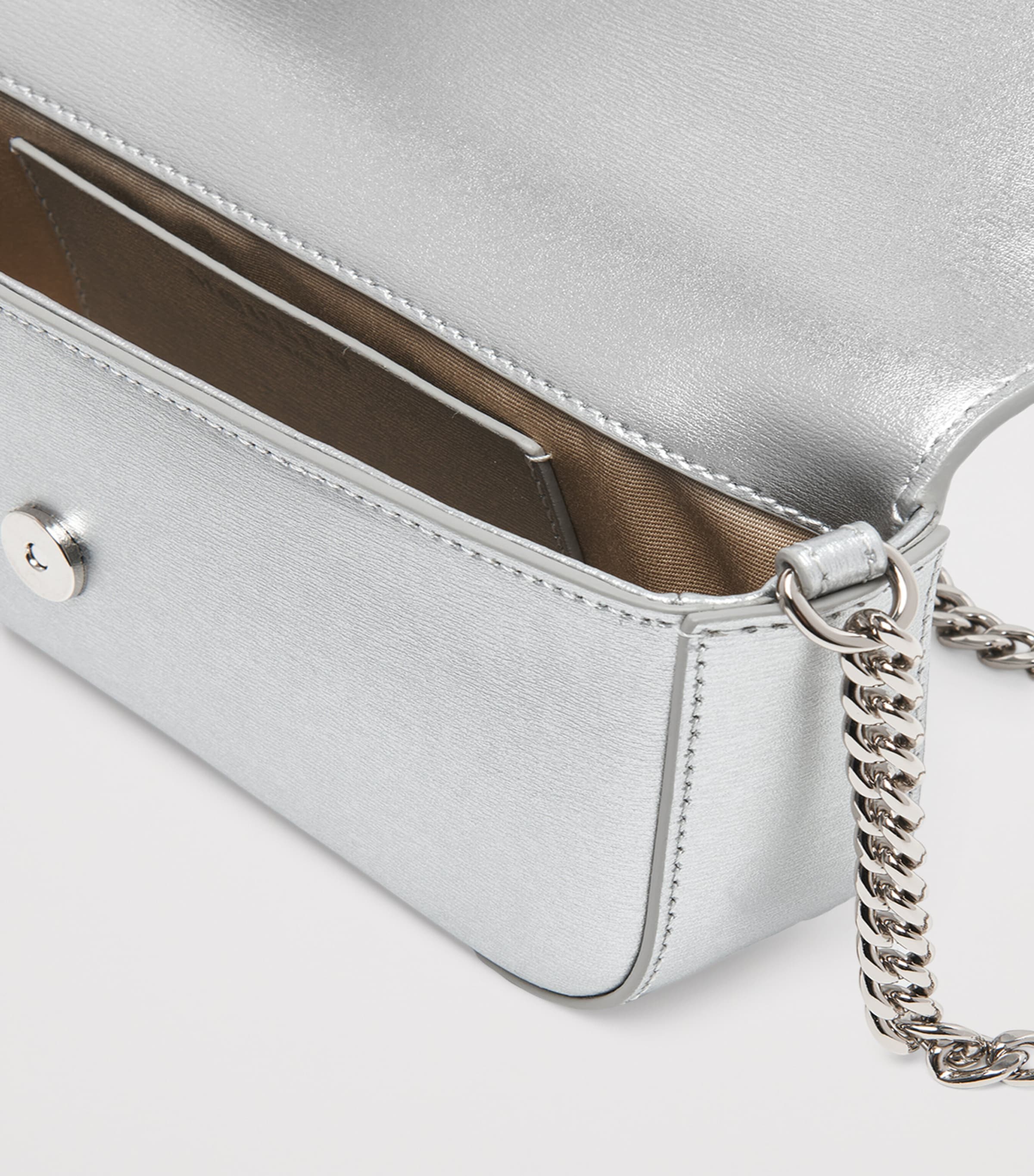 Small Leather Skull Flower Cross-Body Bag 1402 Image 5