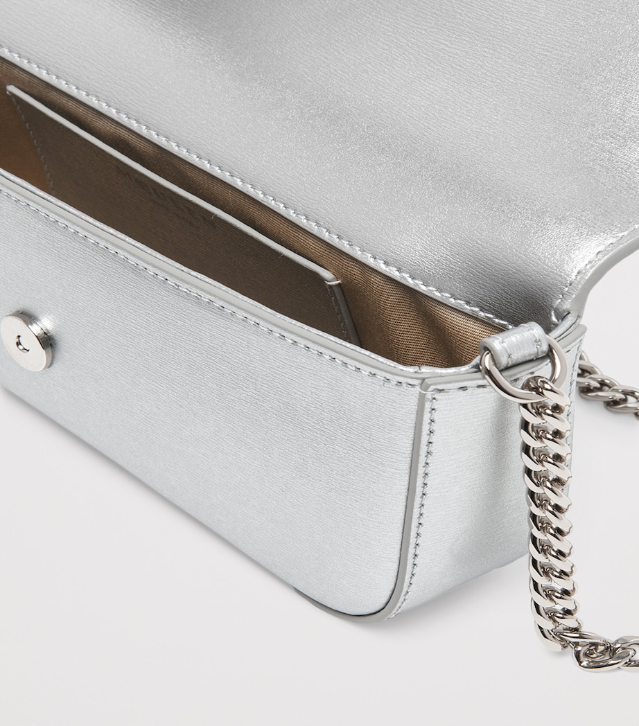 Small Leather Skull Flower Cross-Body Bag 1402 Image 5