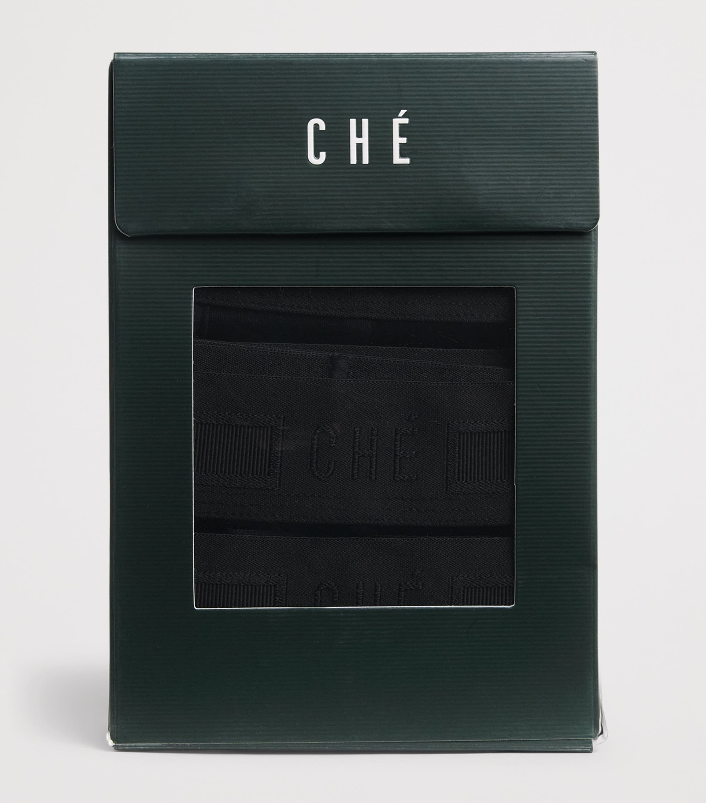 CHÉ Mens Modal-Blend Trunks (Pack of 3) Black Image 4
