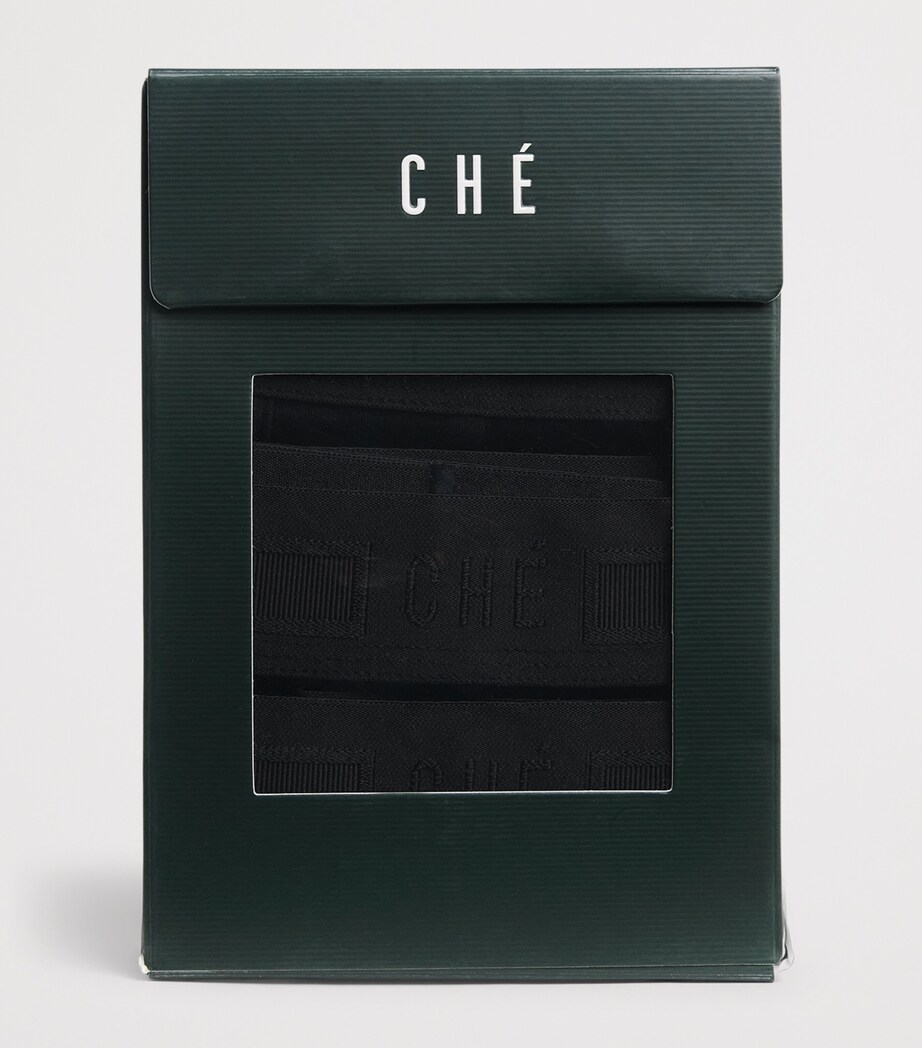 CHÉ Mens Modal-Blend Trunks (Pack of 3) Black Image 4