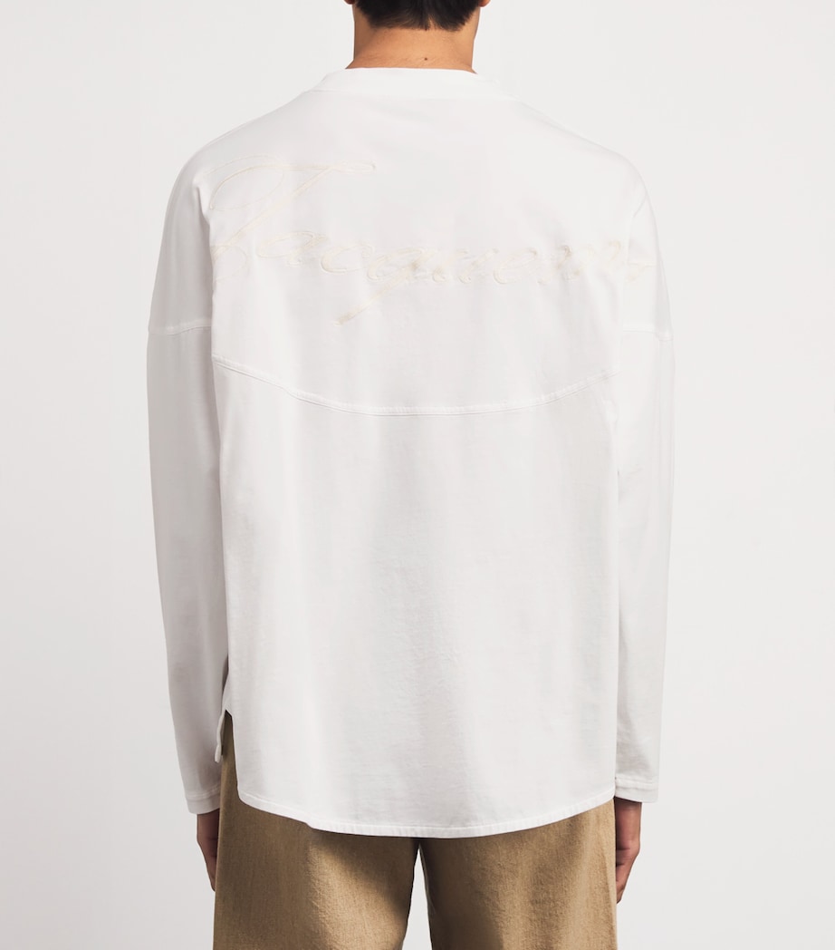 Cotton Atelier T-Shirt JACQ 50S WHITE-1NV Image 4