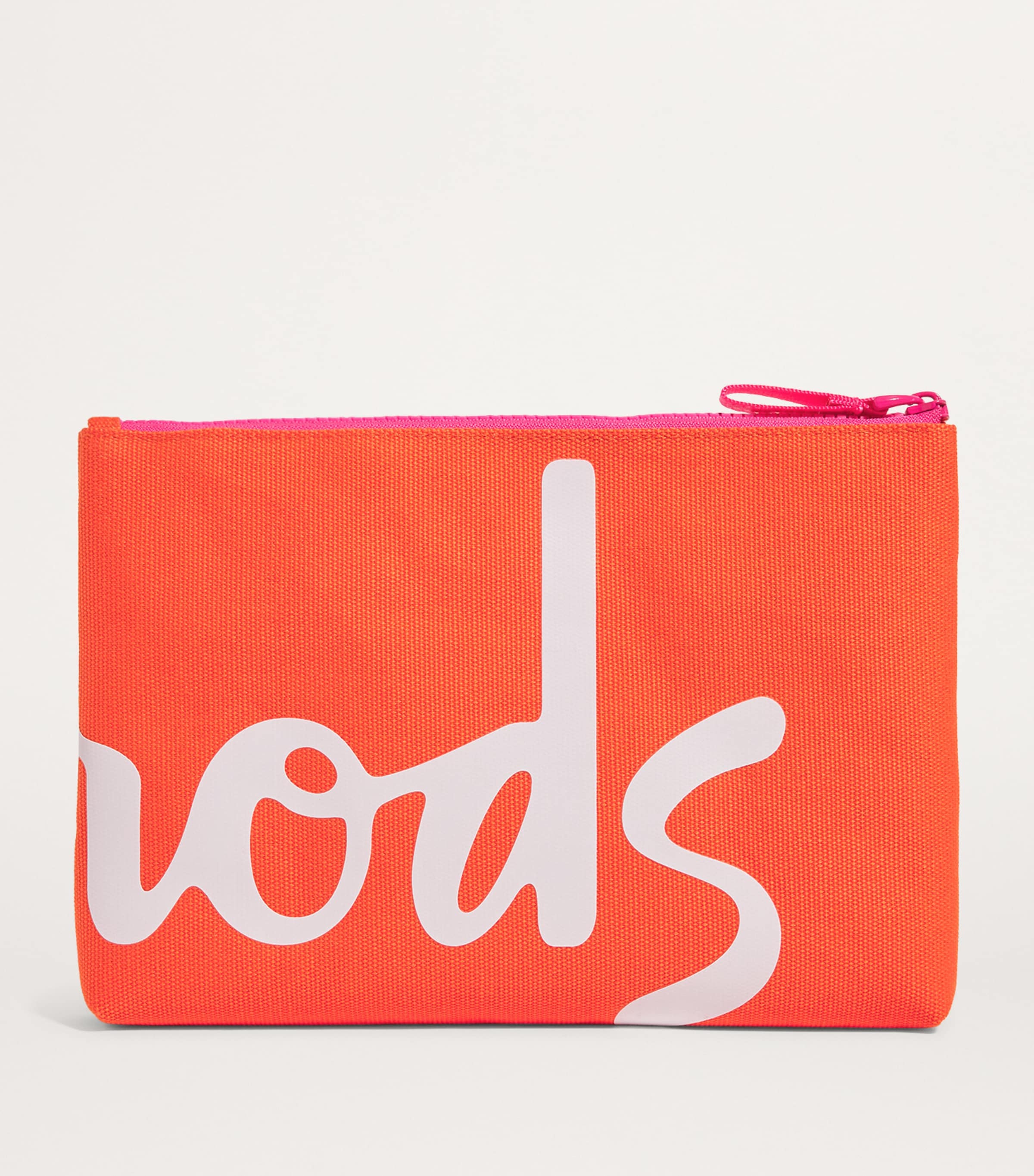 Medium Cotton Logo Pouch ORANGE Image 2