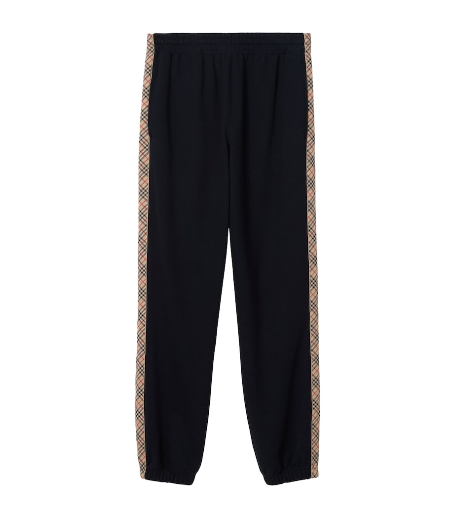 Check-Tape Slim Sweatpants NAVY Image 1