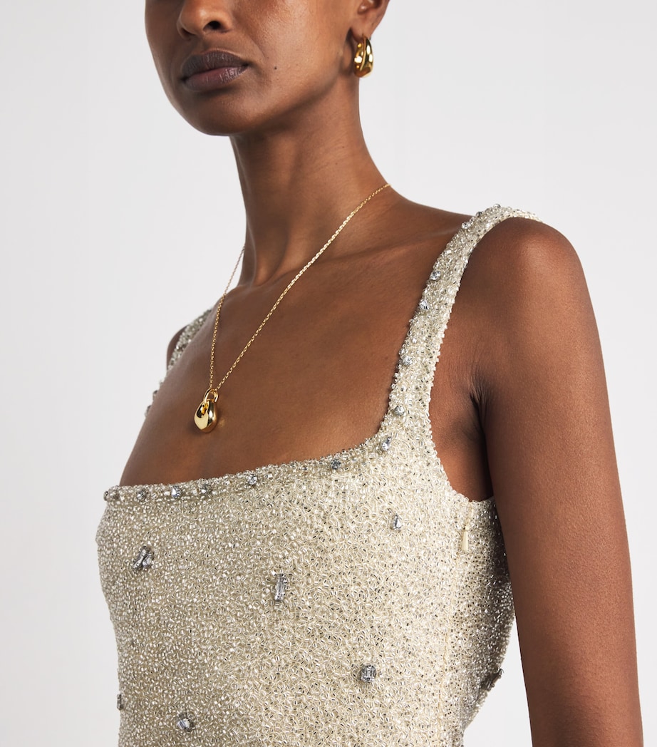 Pamela Mini Dress PLATINUM Image 4