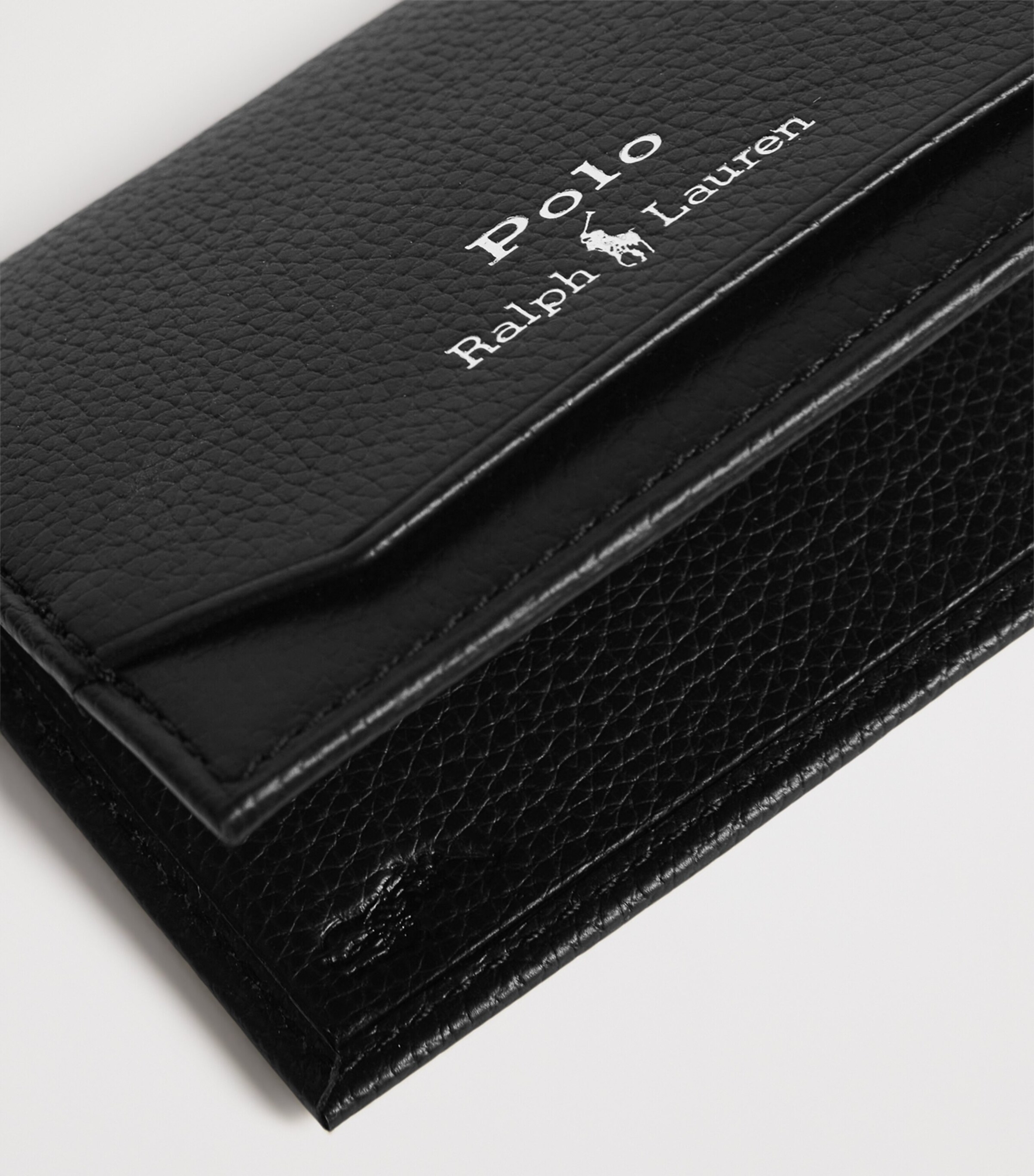 Polo Ralph Lauren Leather Bifold Card Holder Black Image 4