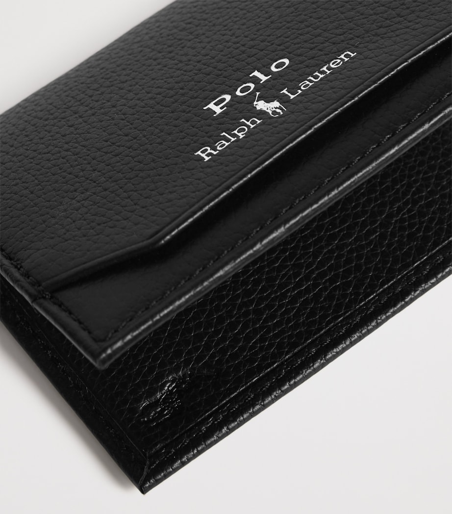 Polo Ralph Lauren Leather Bifold Card Holder Black Image 4
