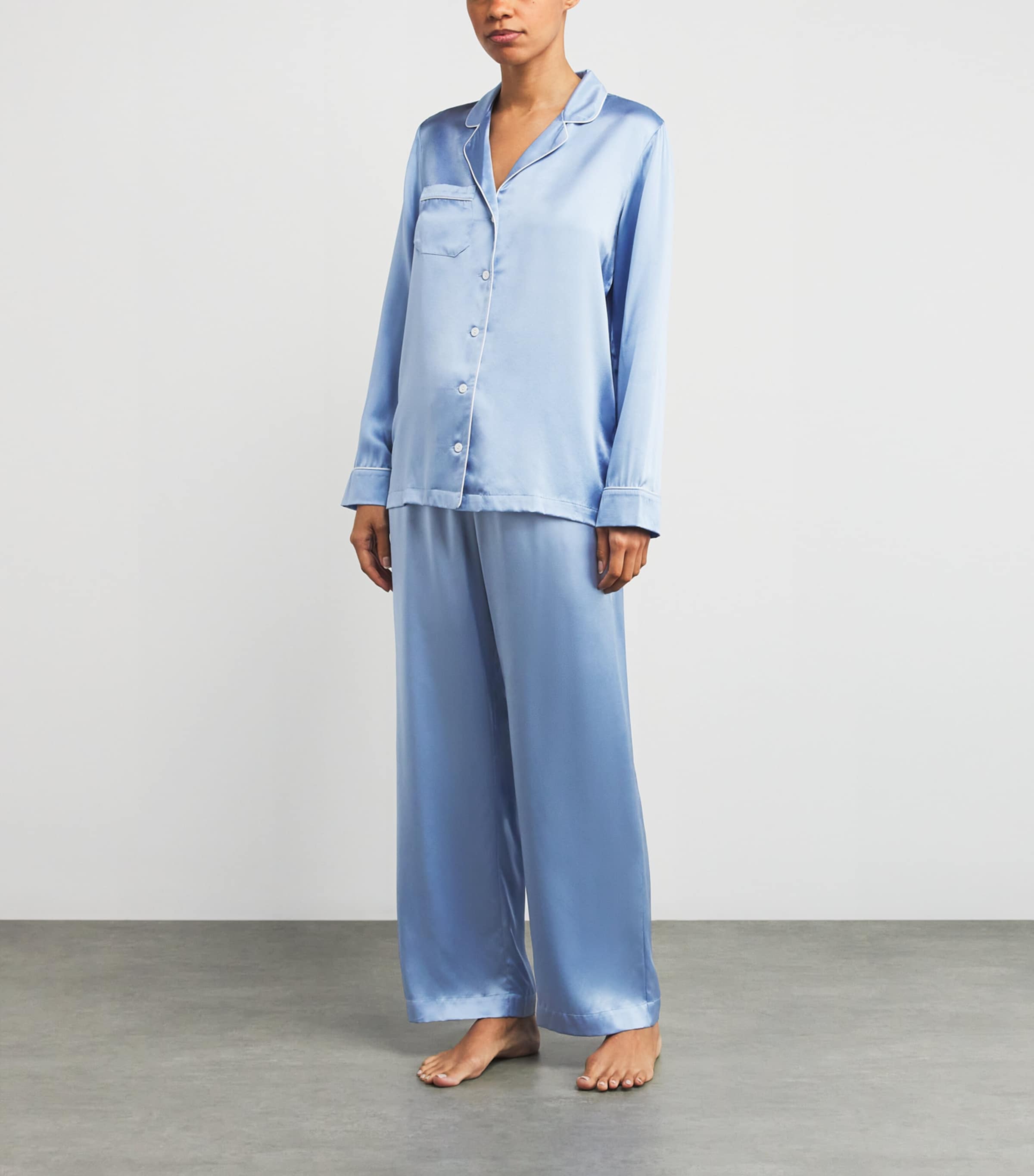 Silk Bailey Pyjama Set BLU/BLUE Image 2