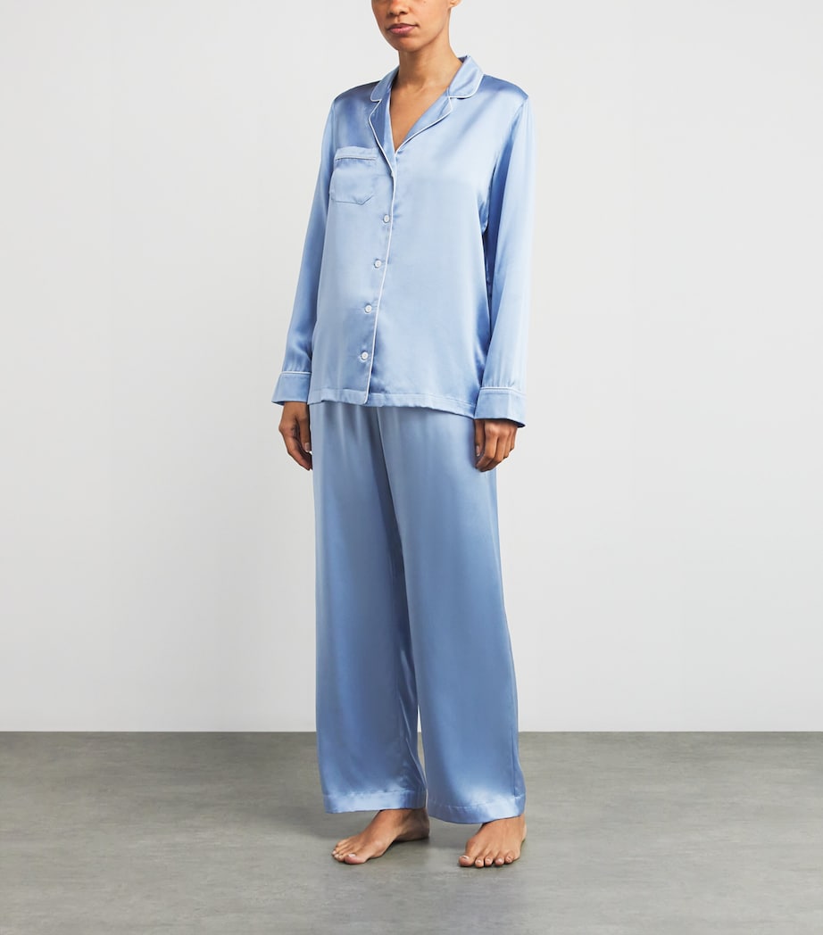 Silk Bailey Pyjama Set BLU/BLUE Image 2