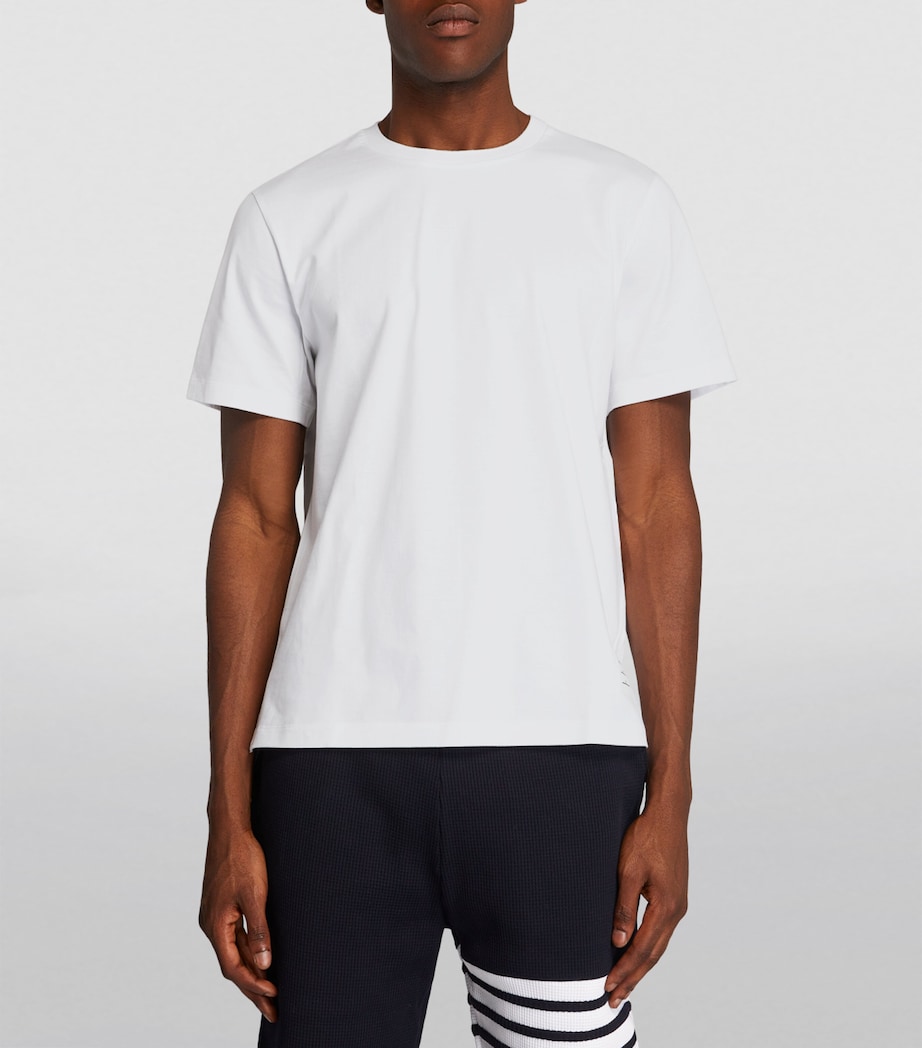 Cotton Name Tag T-Shirt WHITE Image 3