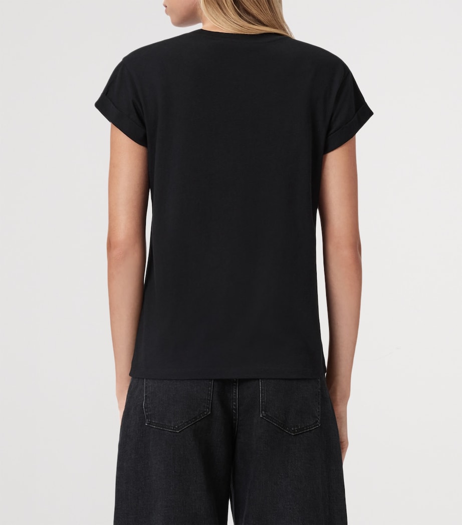 Organic Cotton Lena Anna T-Shirt BLACK Image 5