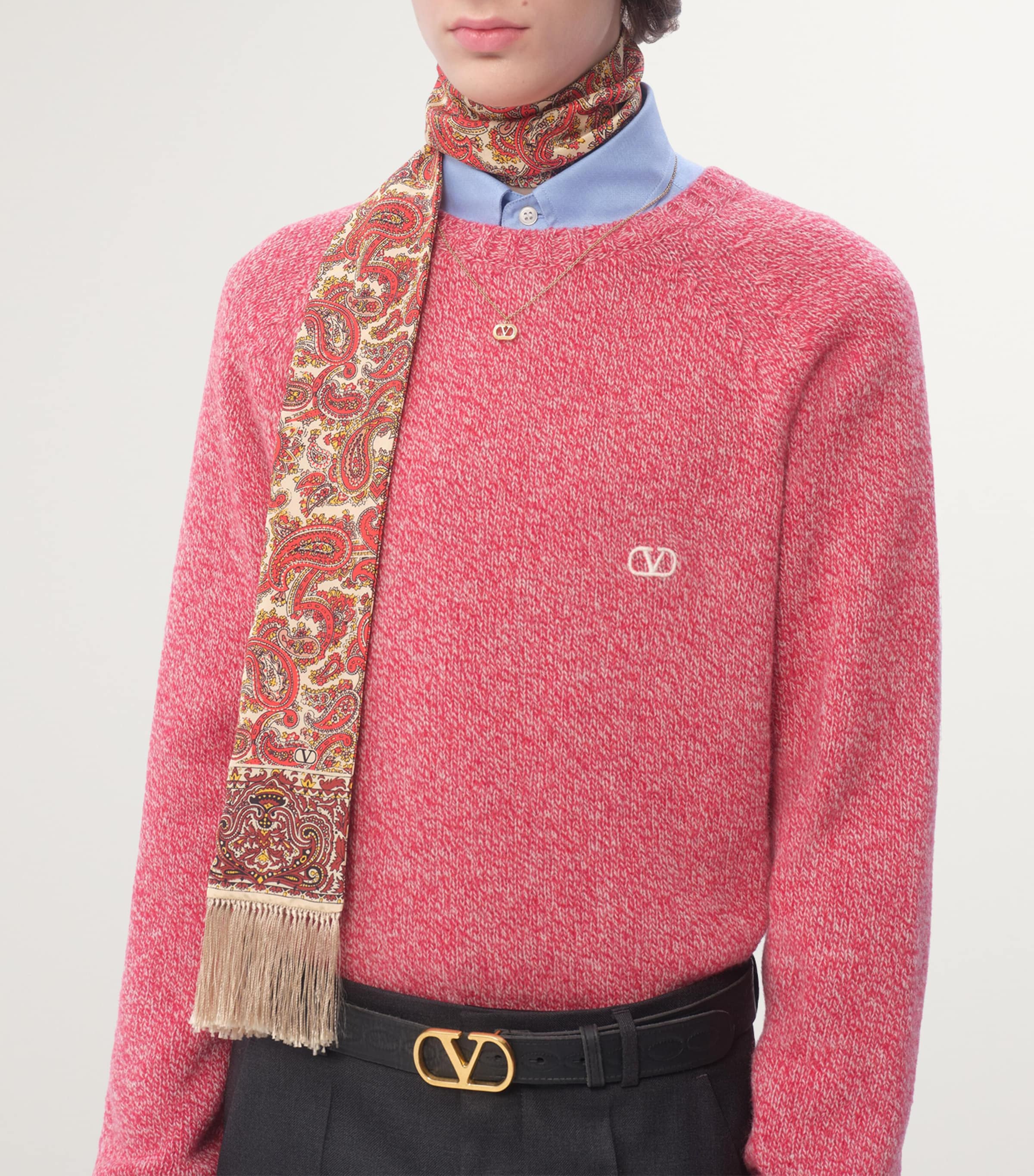 Silk Printed Scarf QQ7 Image 3