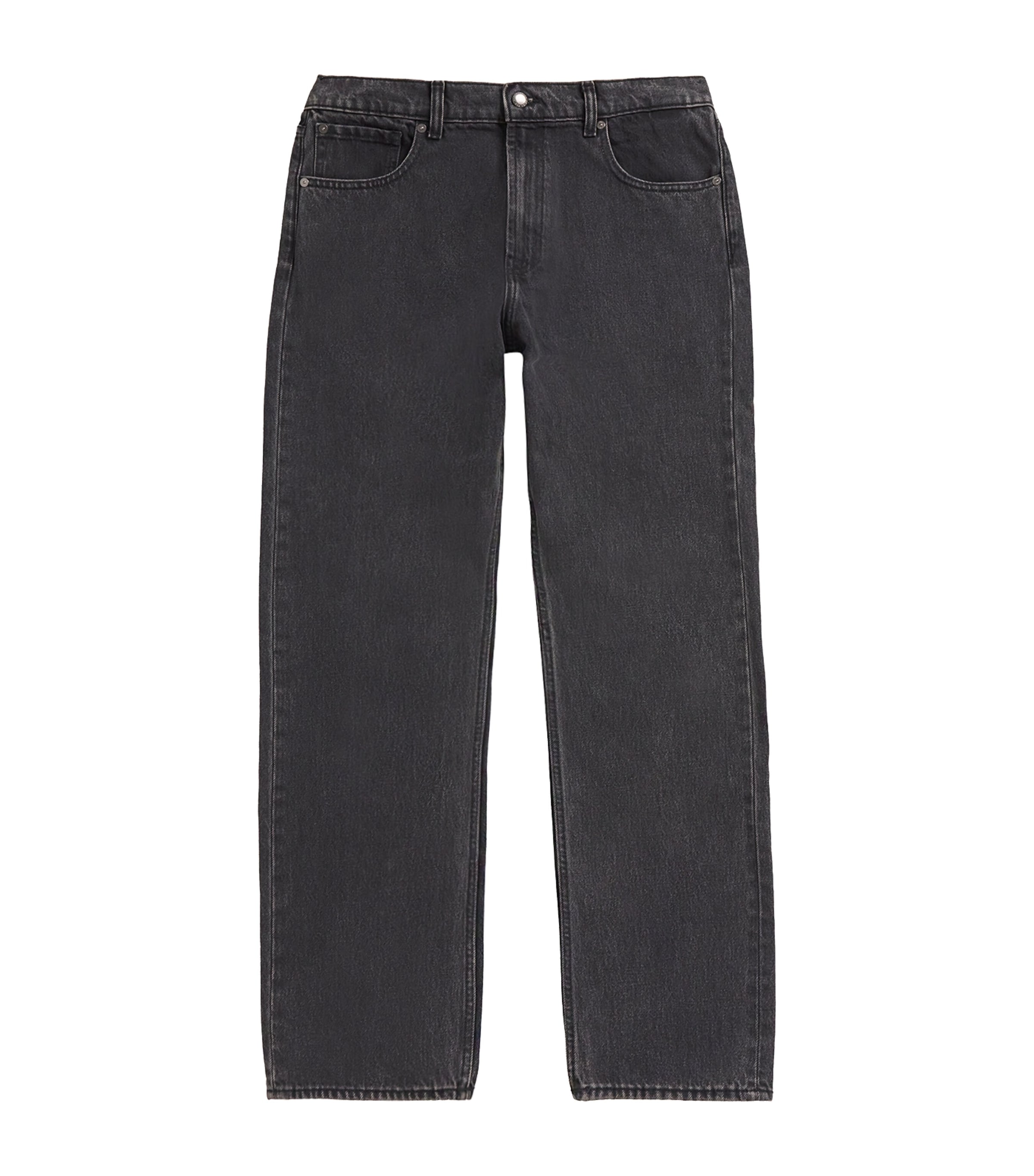 7 For All Mankind Modern Straight Jeans In Gray