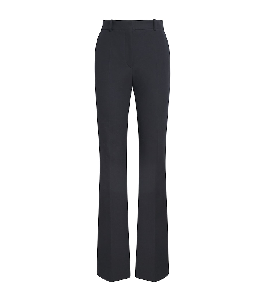 Stretch-Gabardine Tafira Trousers SMOKE Image 1