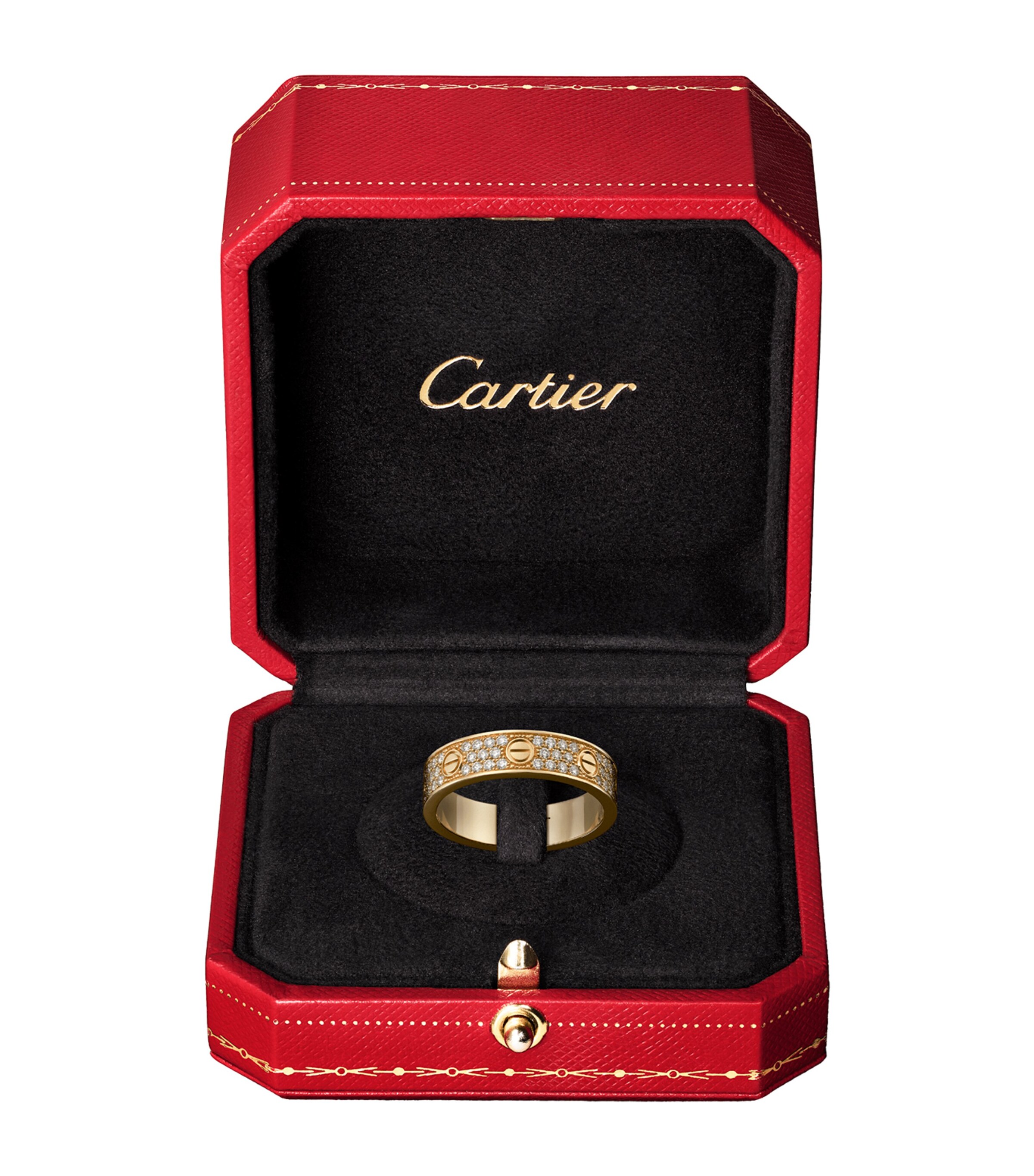 Cartier Yellow Gold and Diamond LOVE Ring Yellow Gold Image 8