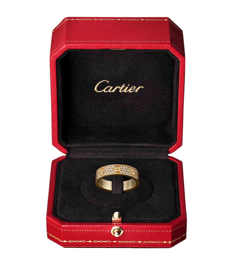 Cartier Yellow Gold and Diamond LOVE Ring Yellow Gold Image 8