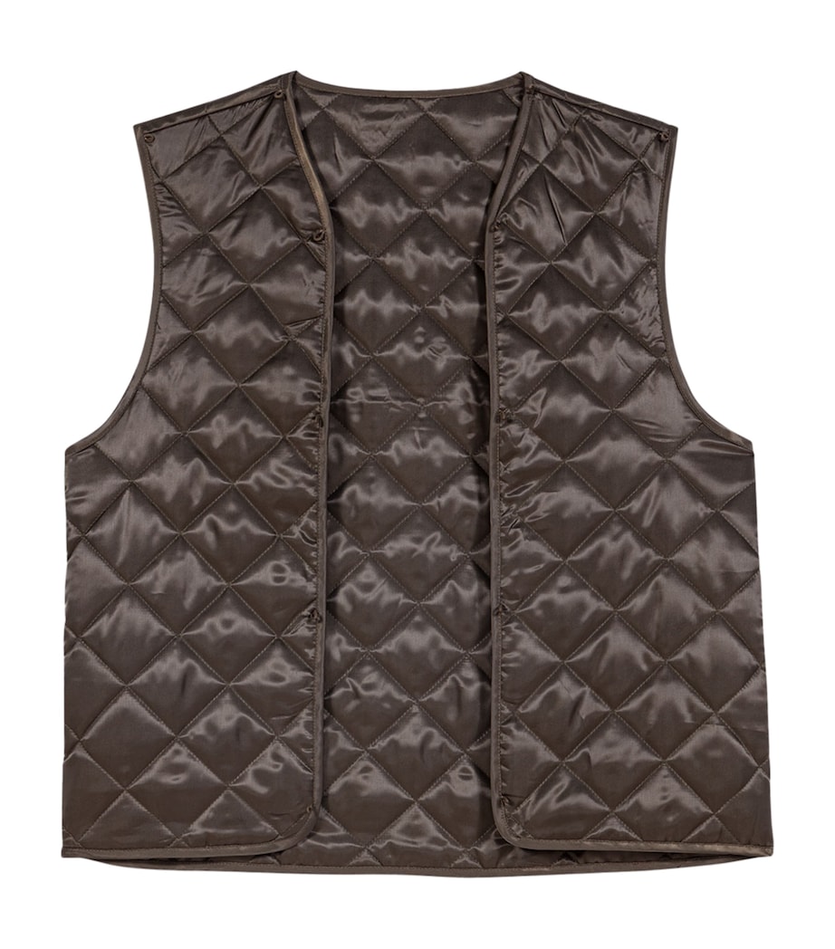 Maje Womens Detachable-Gilet Utility Jacket Khaki Image 10