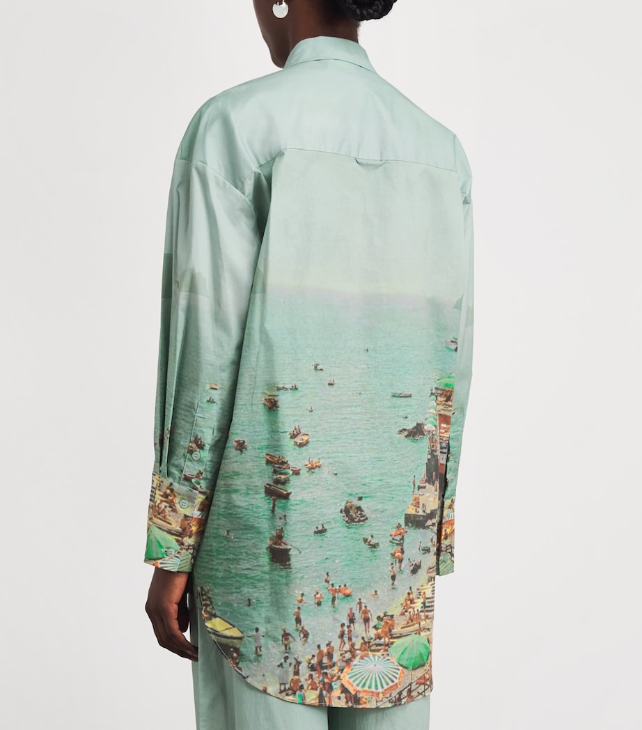 STAUD Womens Sandbar Shirt Elsu Endless Summer Image 5
