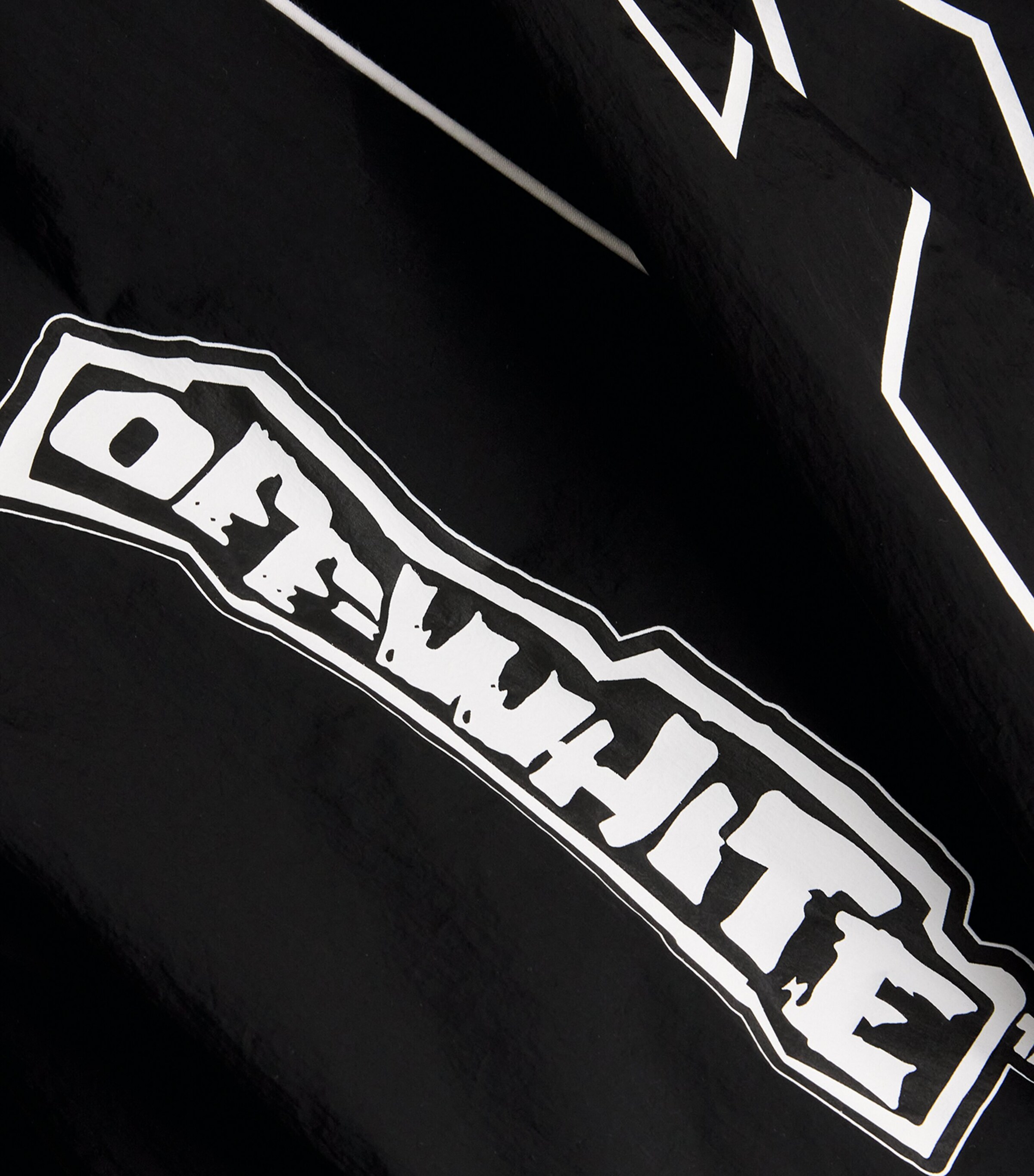 Logo Print Trackpants BLACK-WHITE Image 5