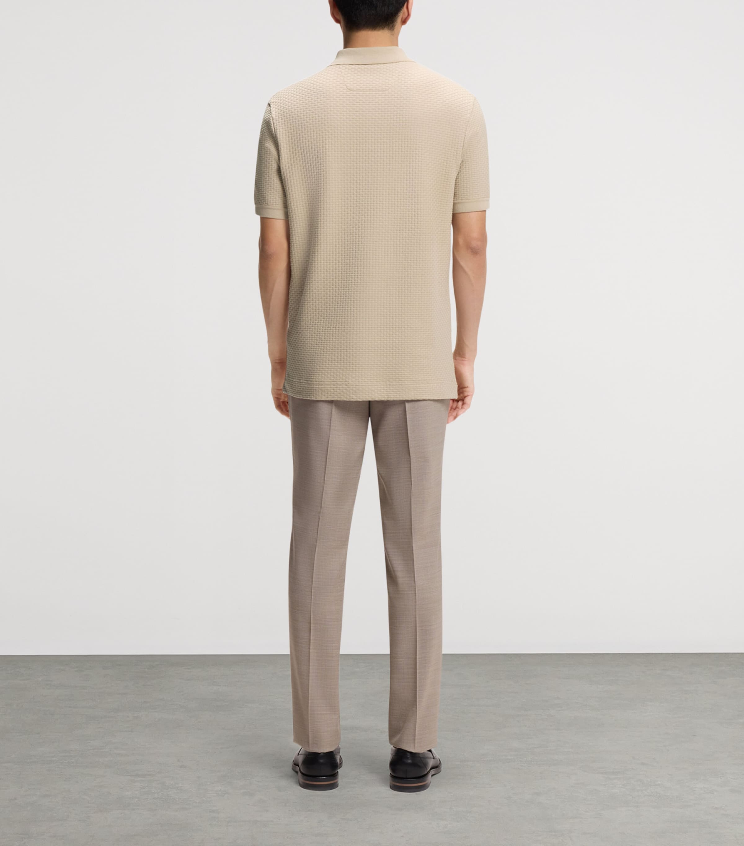 BOSS Mens Cotton Polo Shirt Image 3
