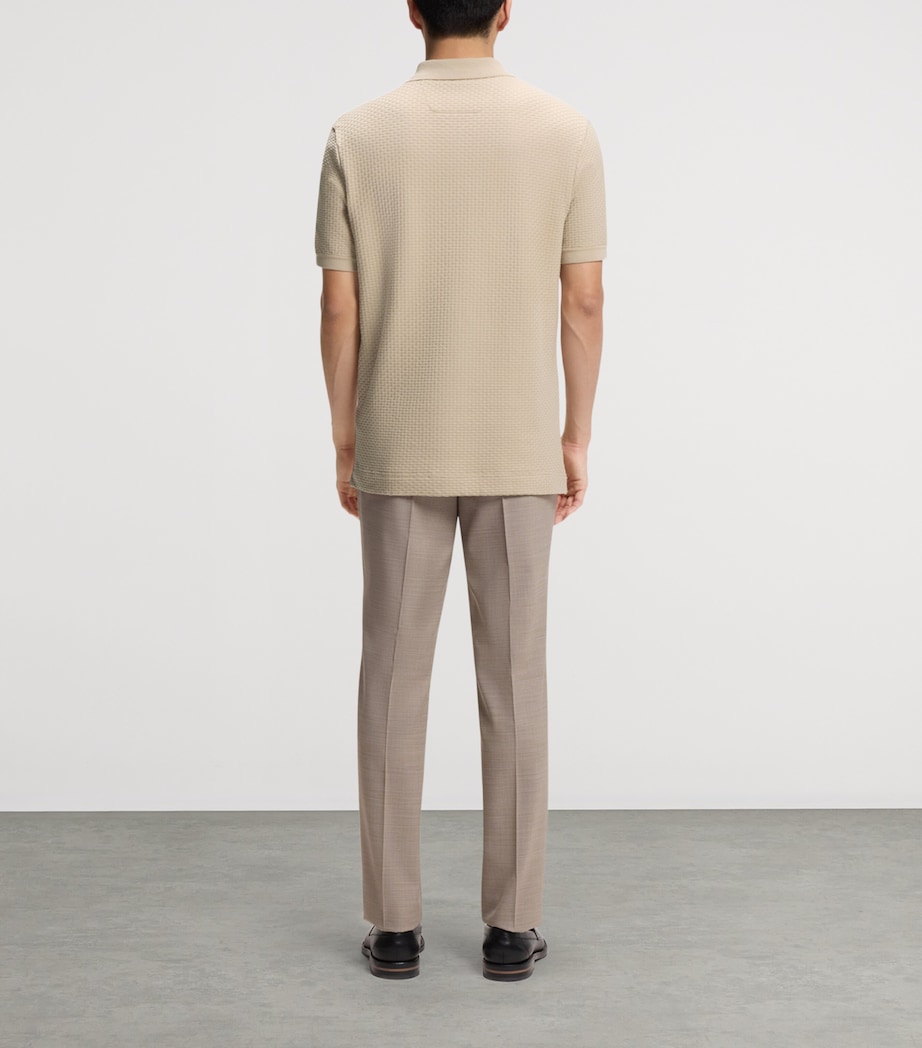BOSS Mens Cotton Polo Shirt Image 3