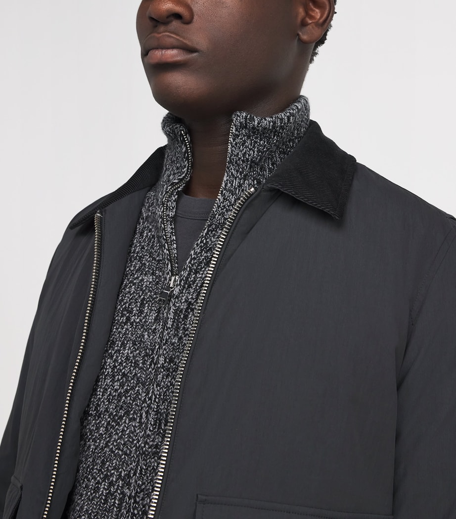 Down-Filled Derrick Shirt Jacket BLACK Image 6