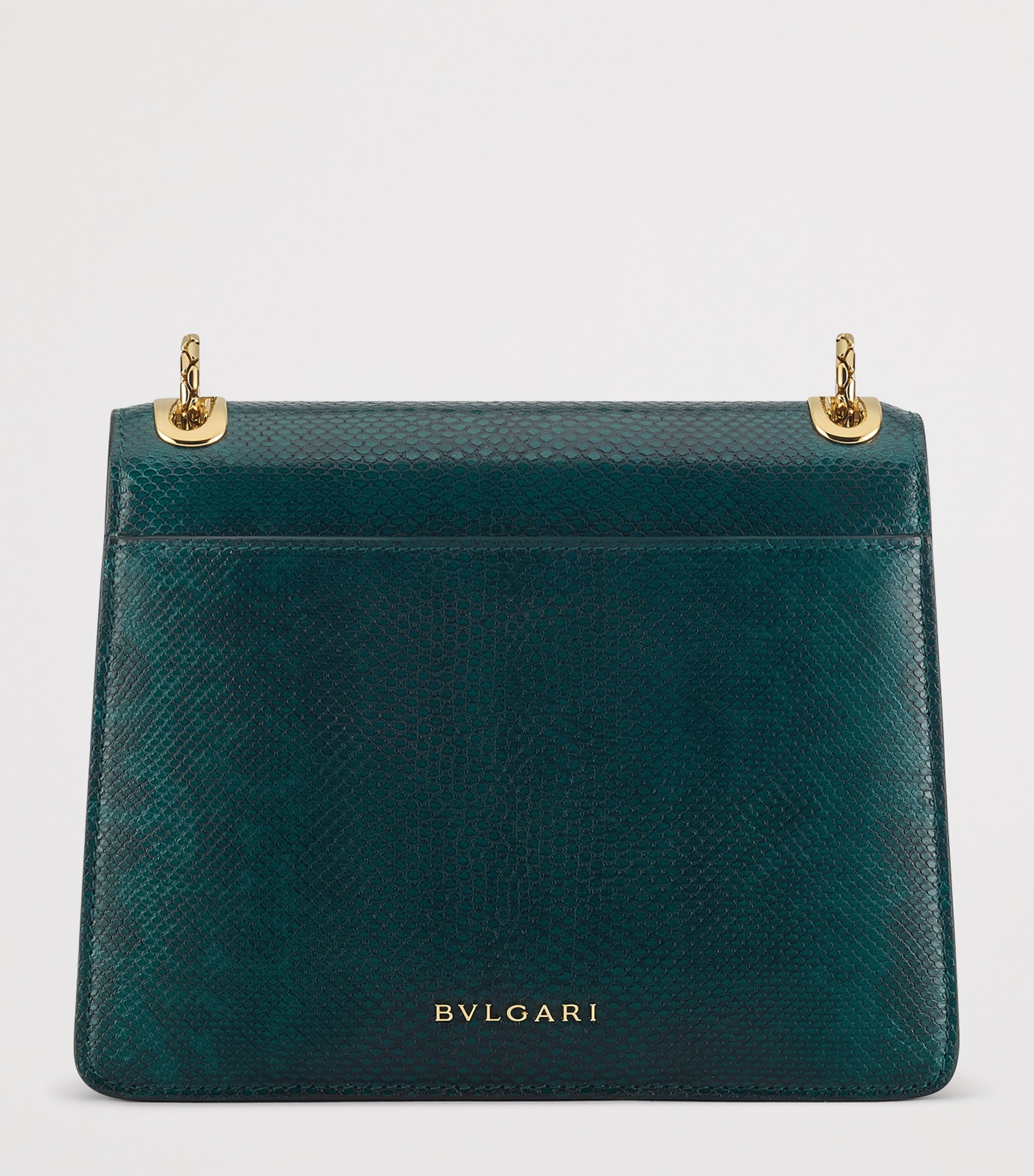 Bvlgari Karung Leather Serpenti Forever Cross-Body Bag Green Image 2