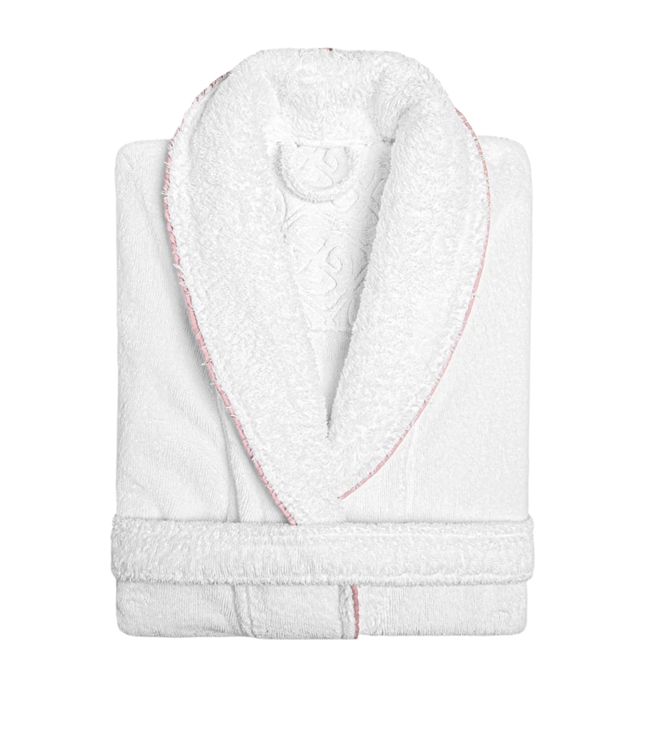 Cotton Portobello Bathrobe (Large/Extra Large) PEARL Image 1