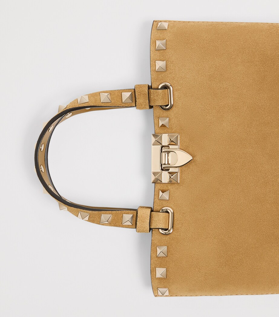 Valentino Garavani Mini Leather Rockstud Tote Bag Rdx Image 6