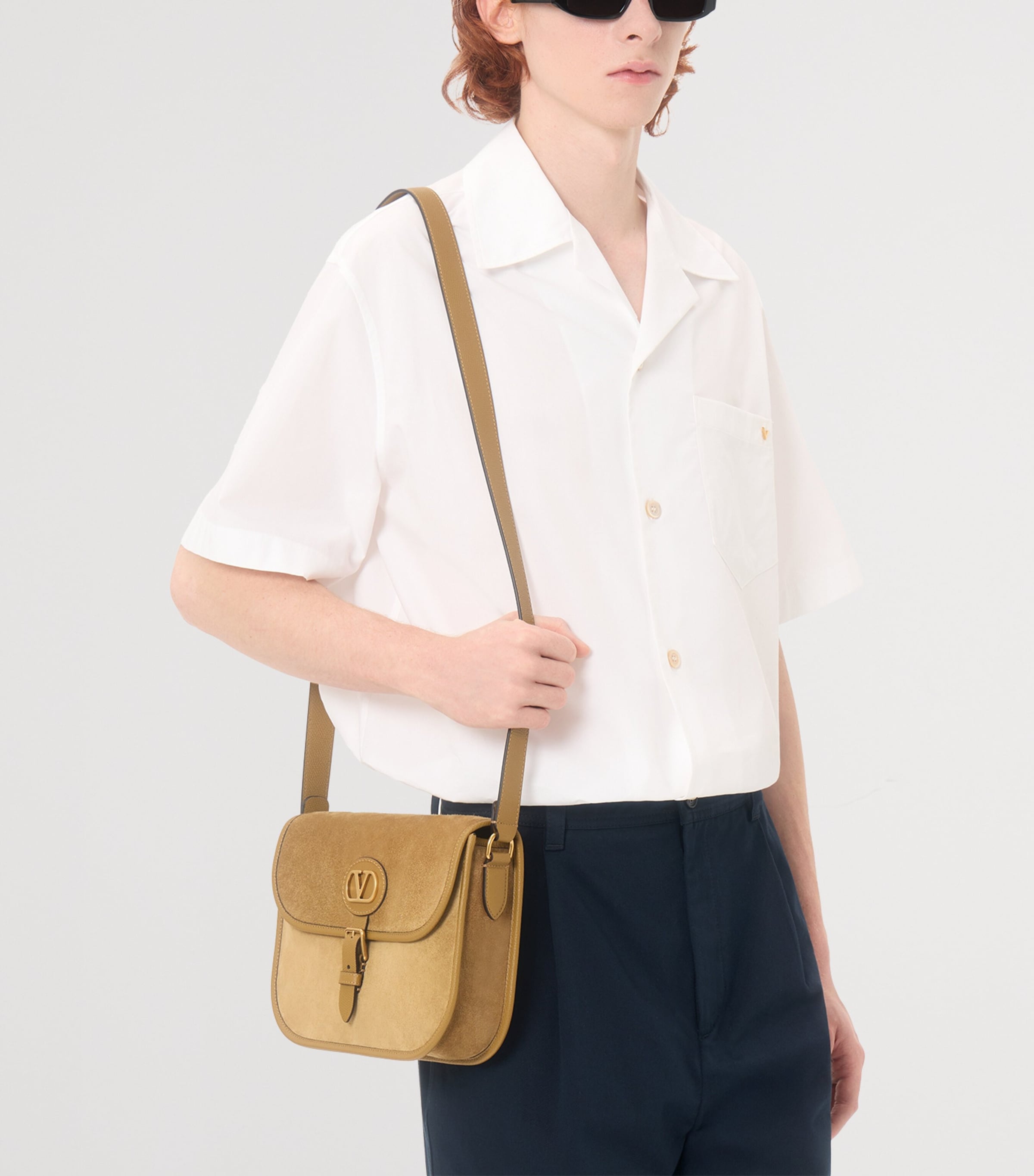 Valentino Garavani Mens Cotton VGold Shirt Image 6