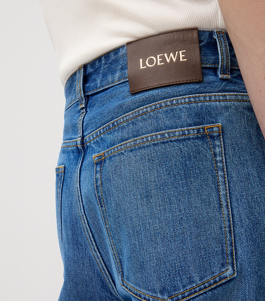 Relaxed-Fit Curved-Leg Jeans VINTAGE BLUE Image 5