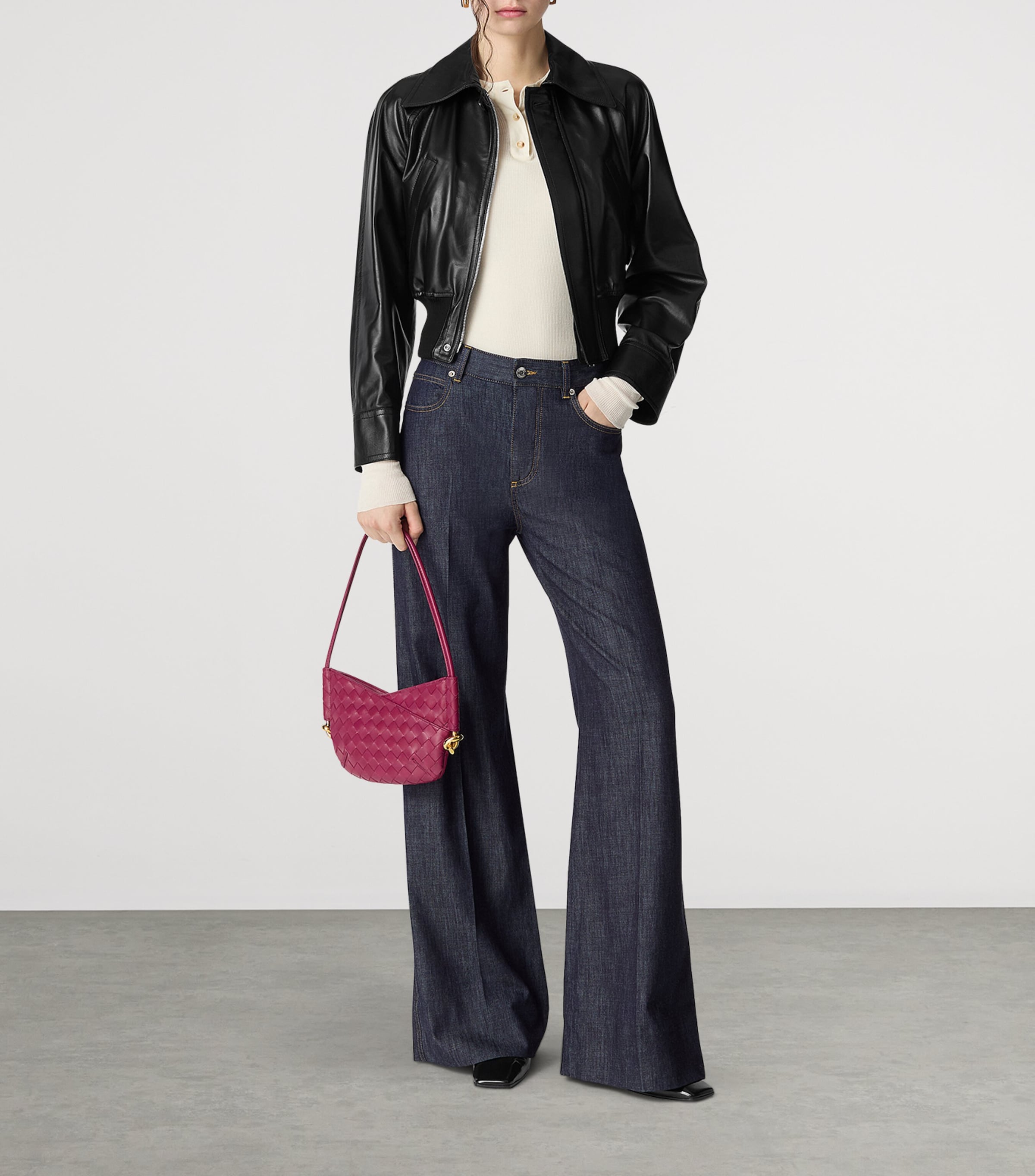 Mini Lambskin Solstice Shoulder Bag 5568 Image 3