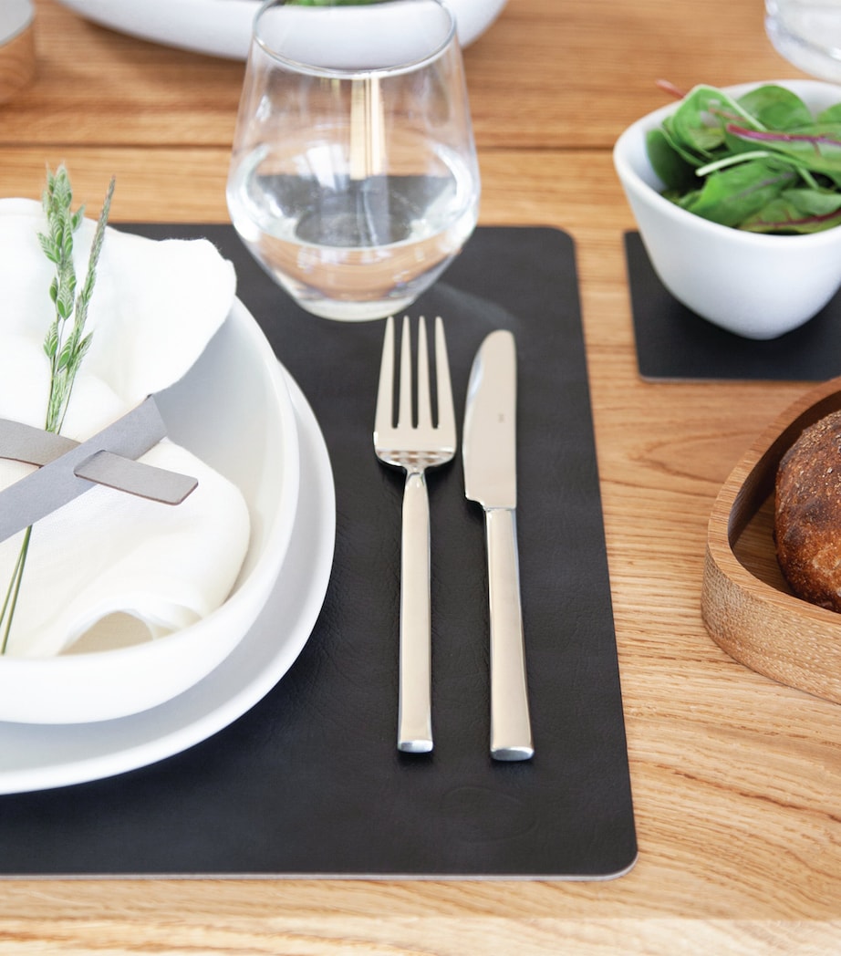 Double Cloud Table Mat (Set of 4) BLACK/METALLIC Image 5