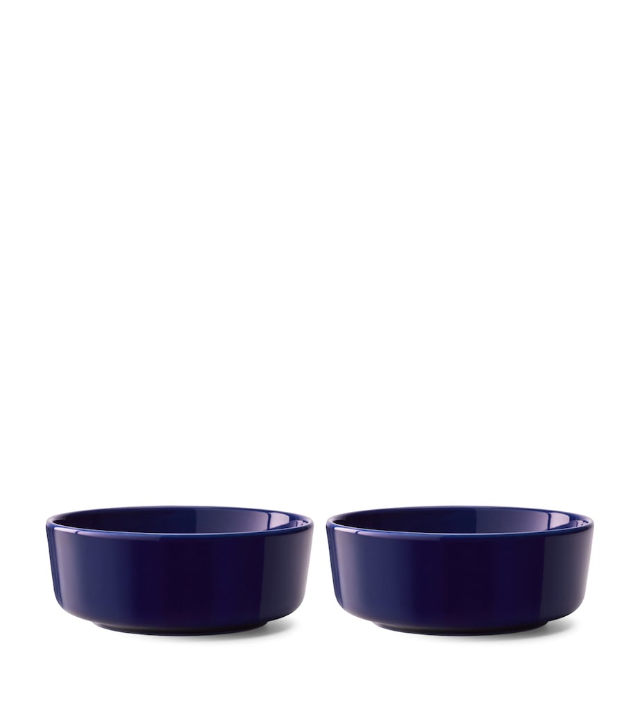 Set of 2 Porcelain Collective Cereal/Soup Bowls (15cm) COBALT Image 4