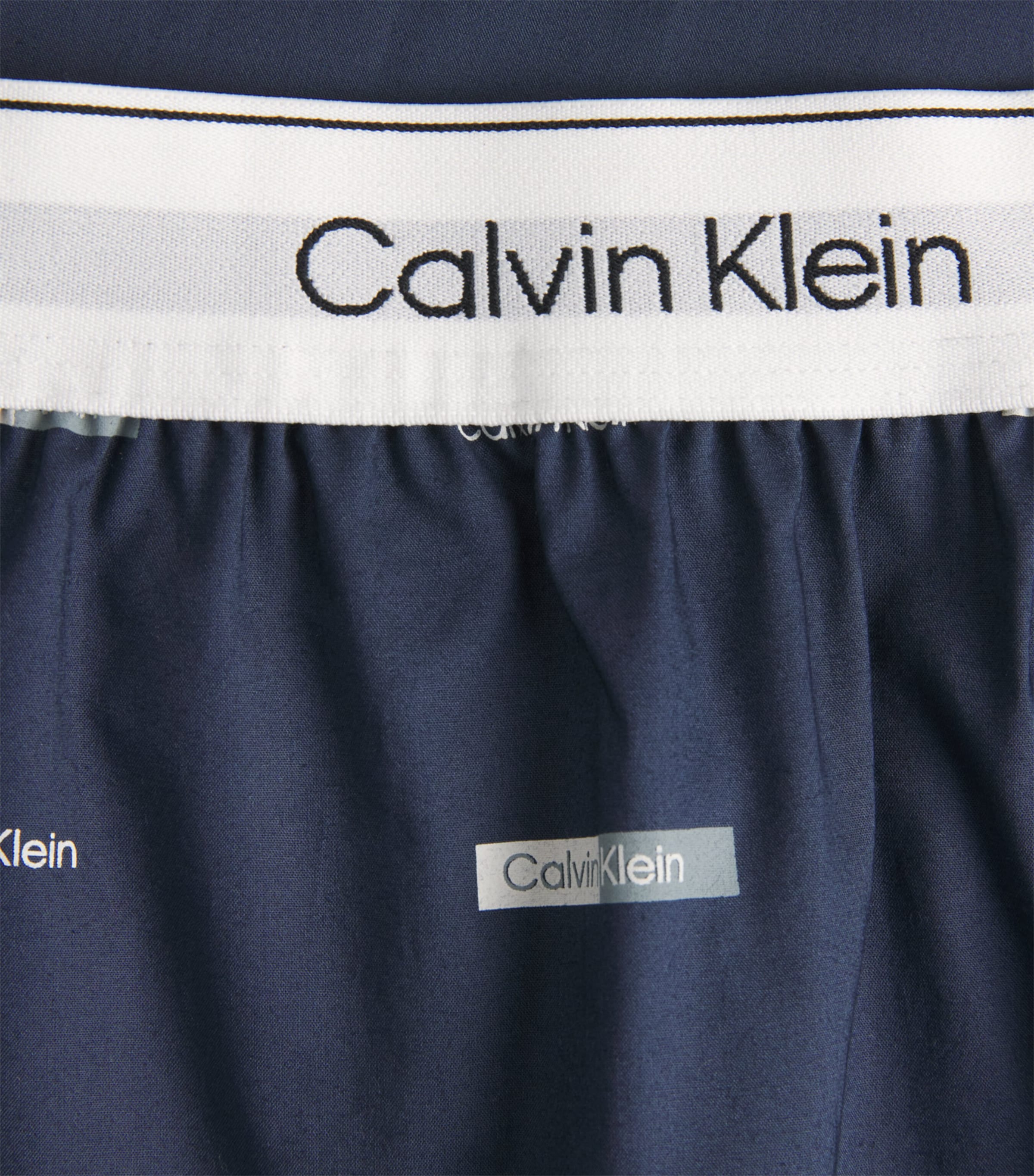 Calvin Klein Mens Cotton Poplin Logo Pyjama Bottoms Contrast Logo S Image 6
