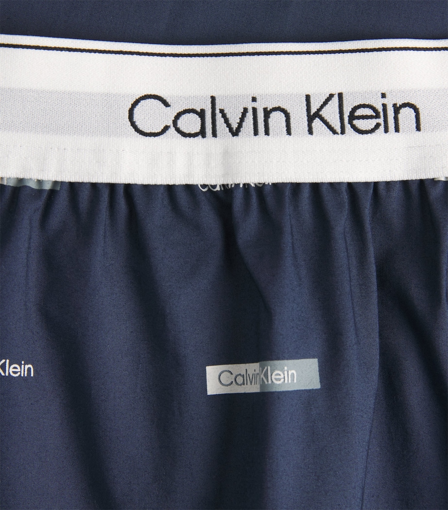 Calvin Klein Mens Cotton Poplin Logo Pyjama Bottoms Contrast Logo S Image 6