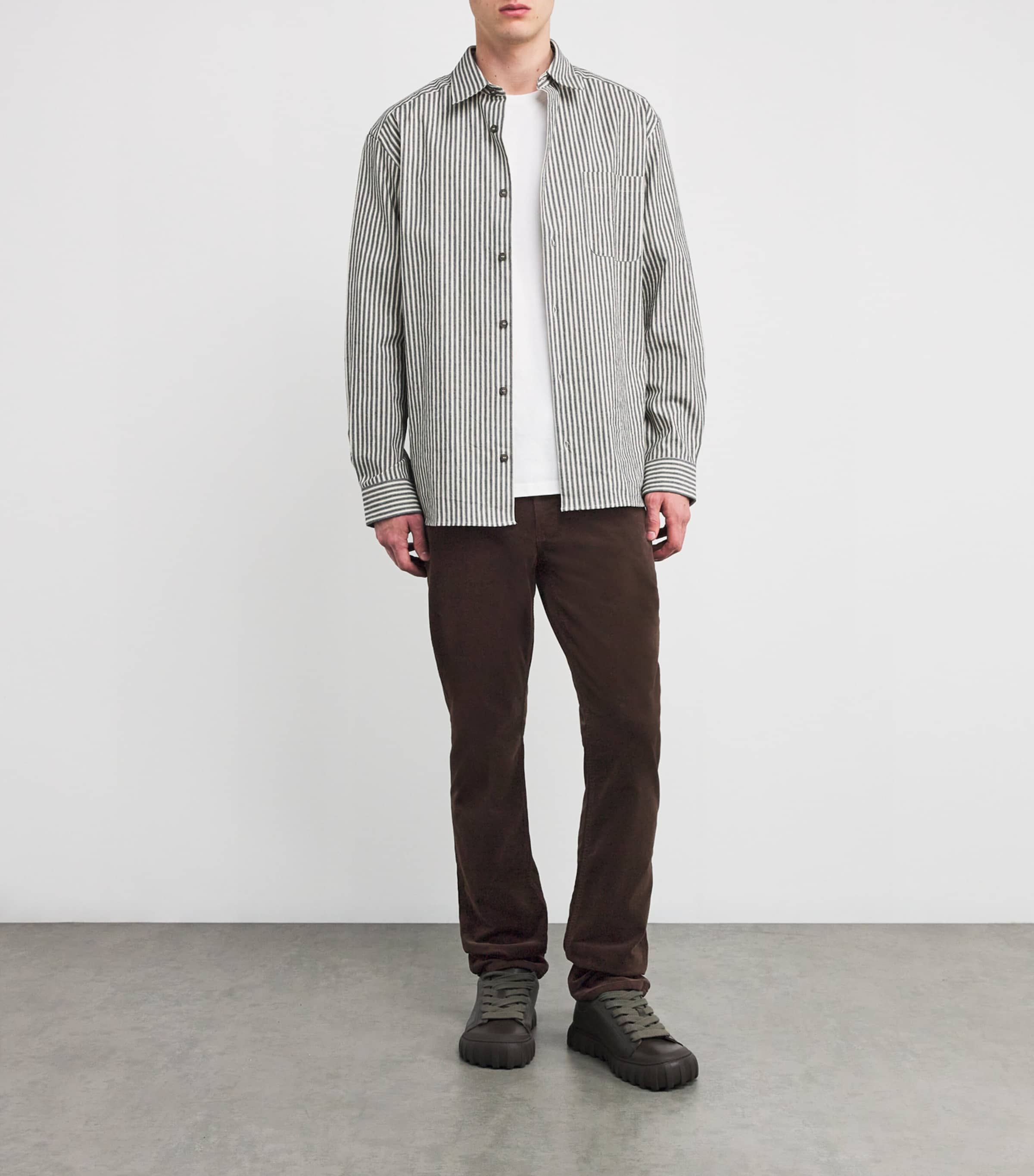 Corduroy Federal Slim-Straight Jeans DEEP WOODS Image 2