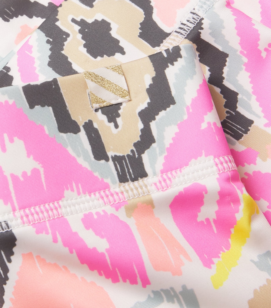 Ikat Print Leggings (2-6 Years) PINK Image 3
