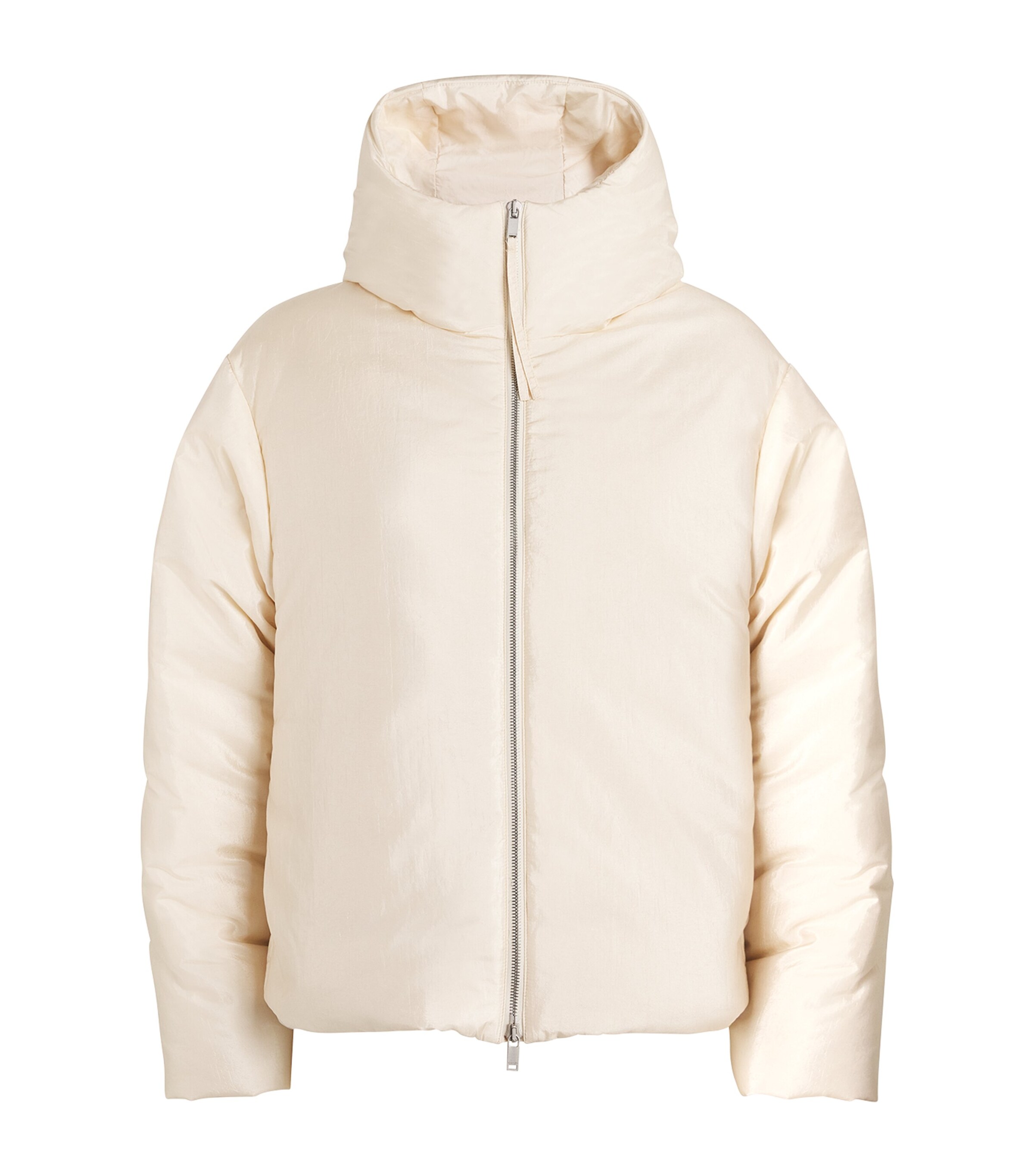 ダウンジャケット・コート JIL SANDER Padded Hood Jumper Natural J47AF0004J70008102 J47 Jil Sander Down Hooded Padded Jacket | Harrods US