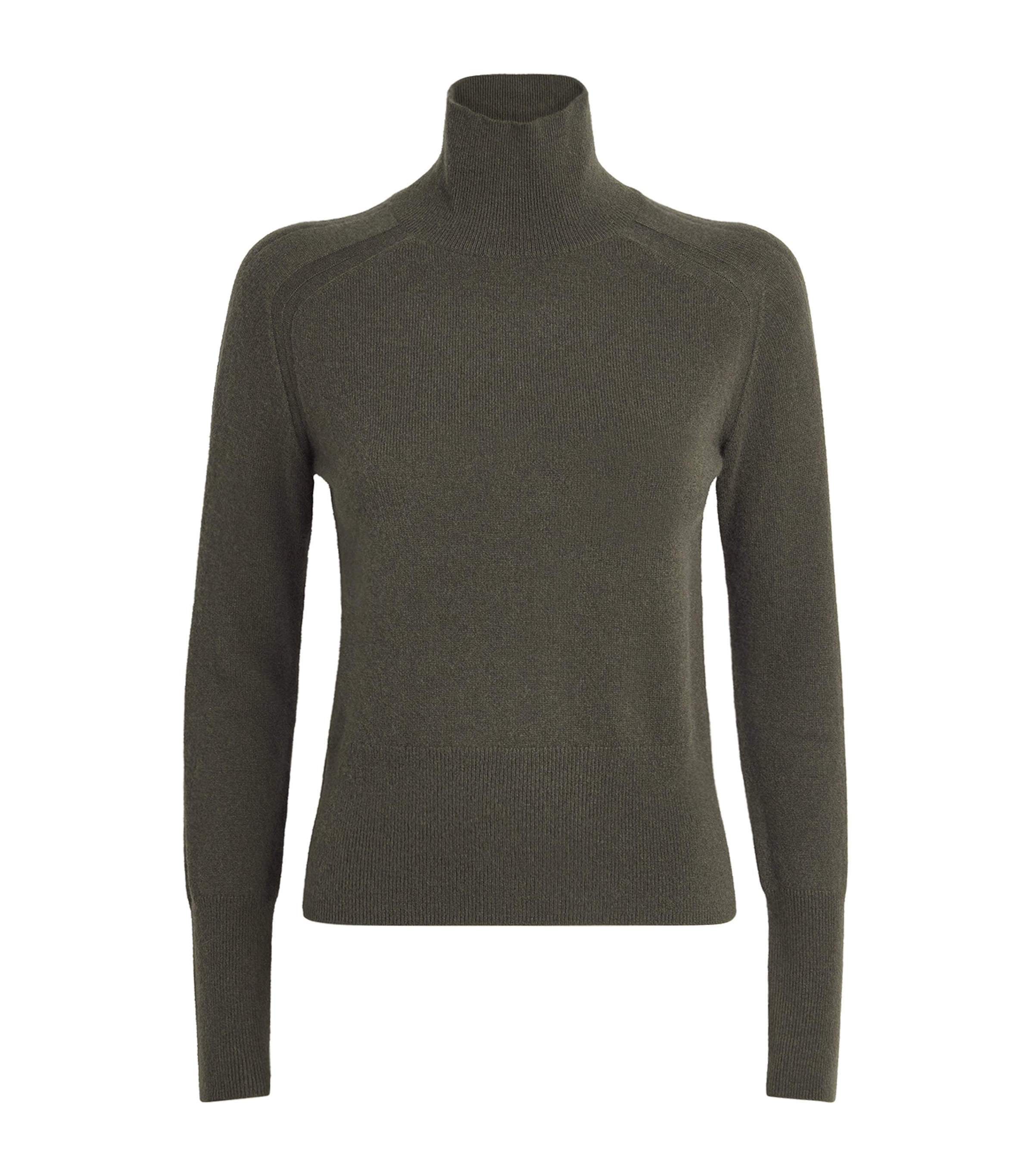 Cashmere Oxna High-Neck Sweater PALM LEAF Image 1